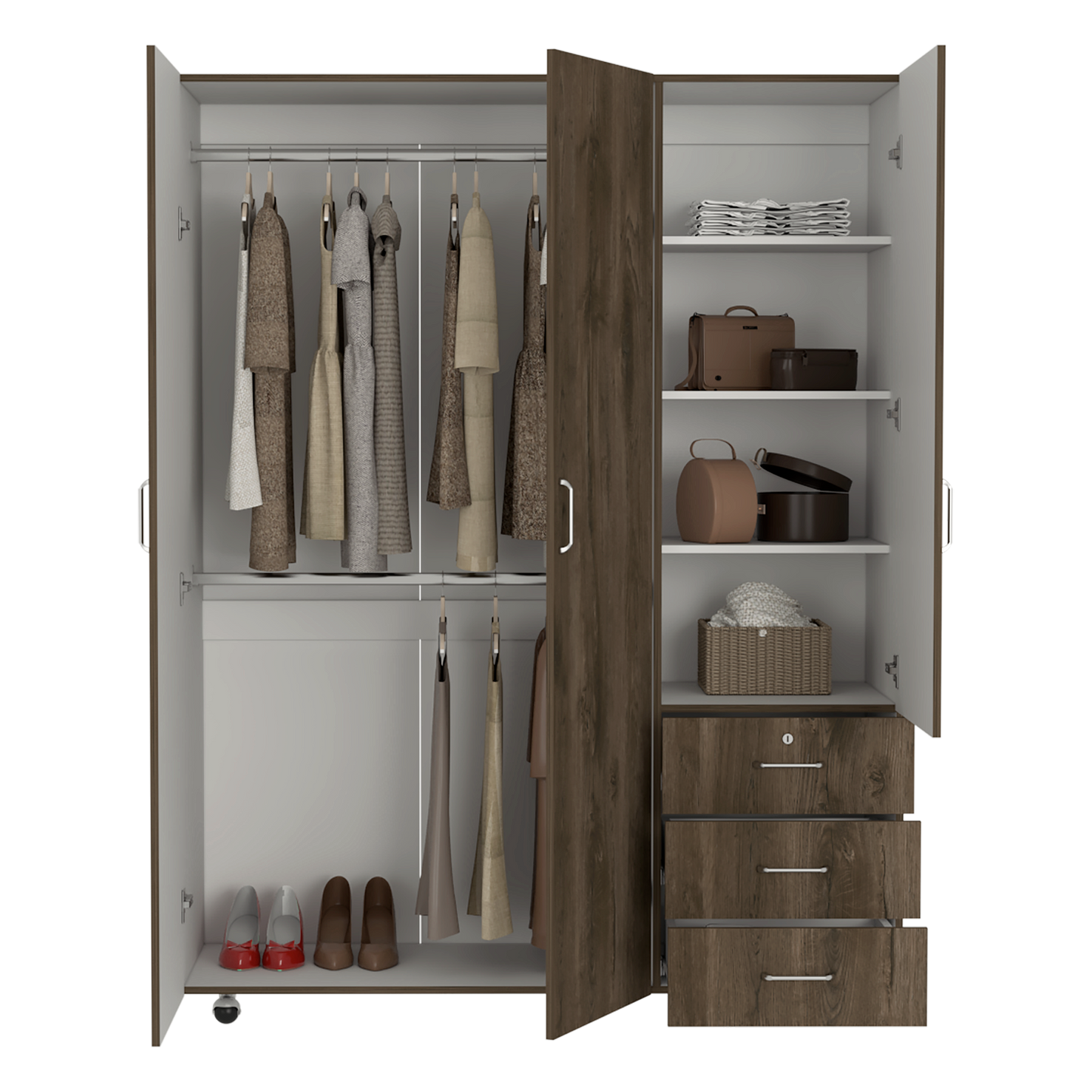 Closet Arizona 180 X 140 X 40 Rta Bellota + Blanco