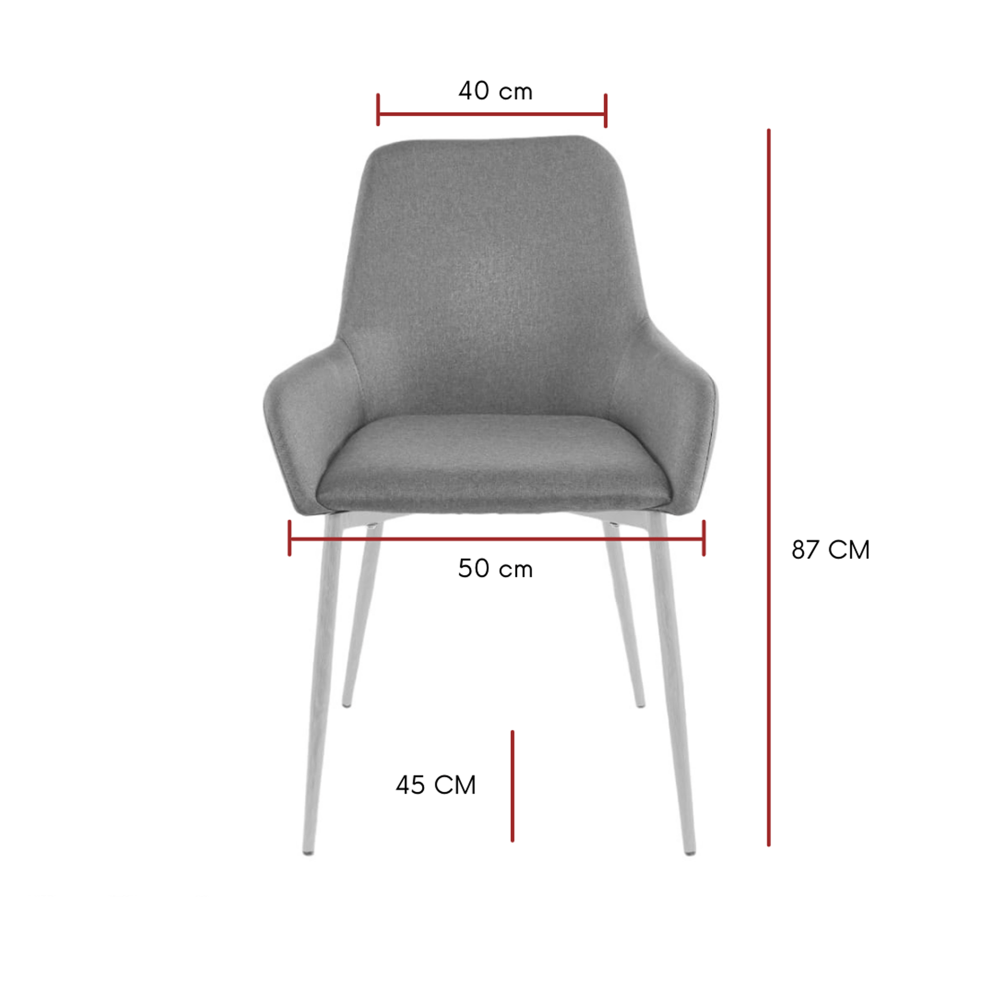 Sitial Concept Café Oscuro/Claro Set X 2 Unidades