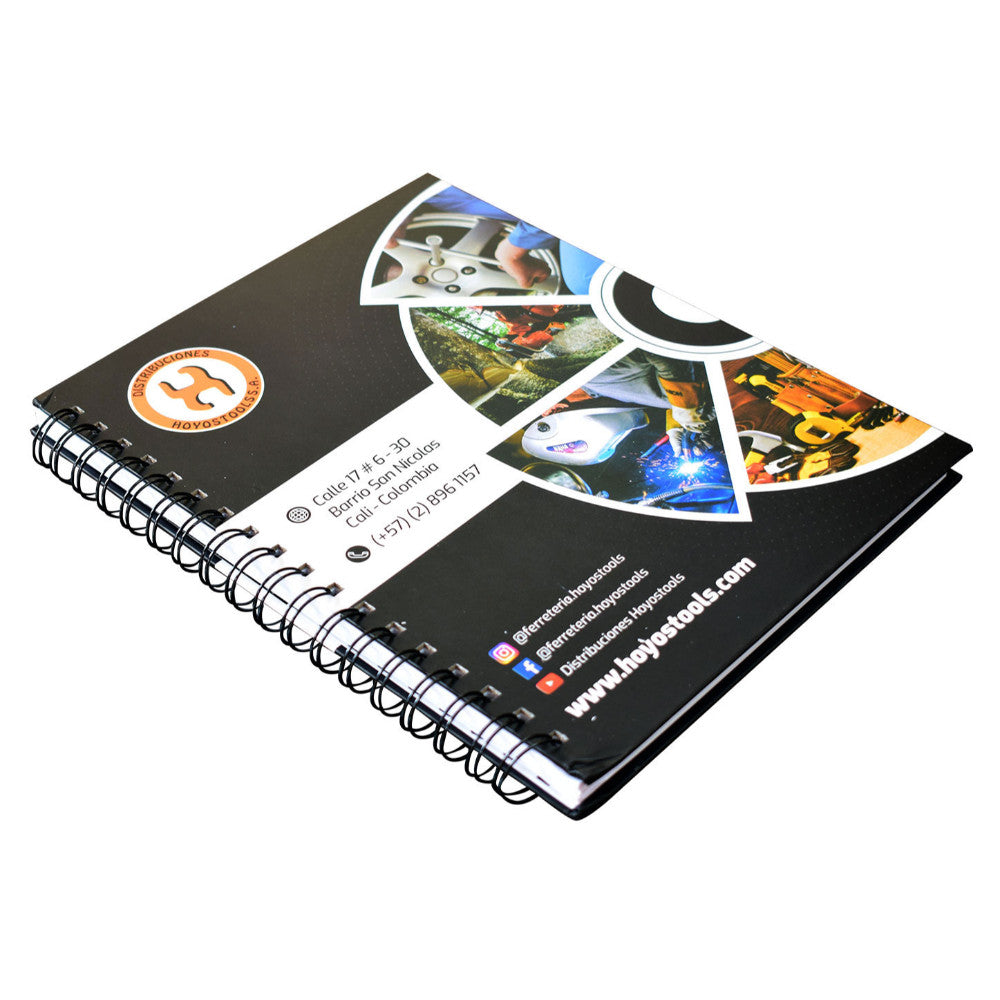 Publicidad Cuaderno Argollado Hoyostools Ht1290