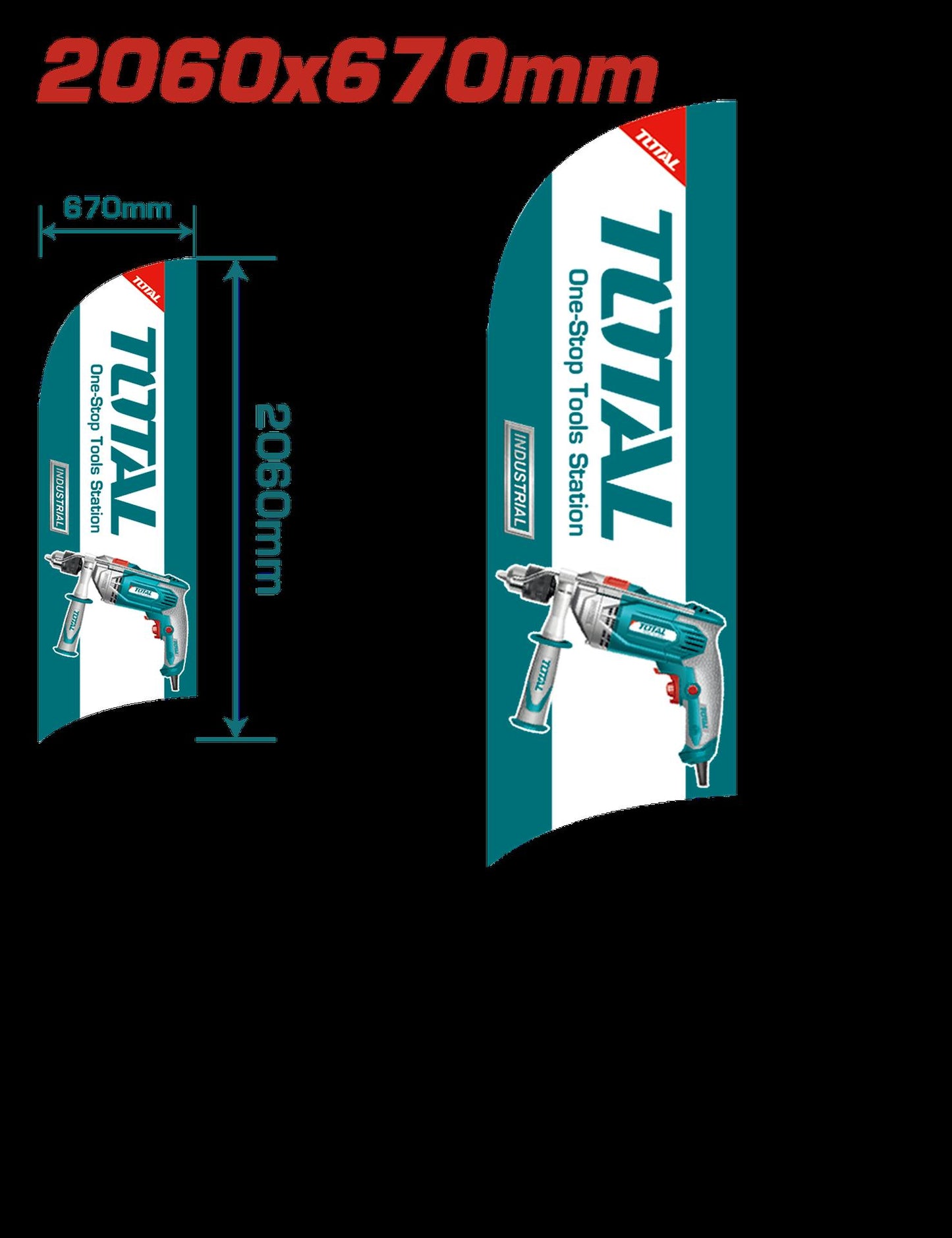 Publicidad Total Bandera Tipo Pluma Tpmgff03