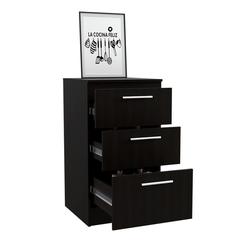 Mueble Inferior 3 Gaveteros Manchester Rta Wengue