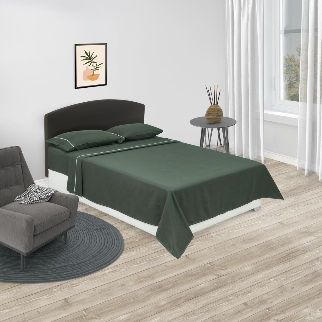 Juego De Sábanas Línea Básicos Terra Verde