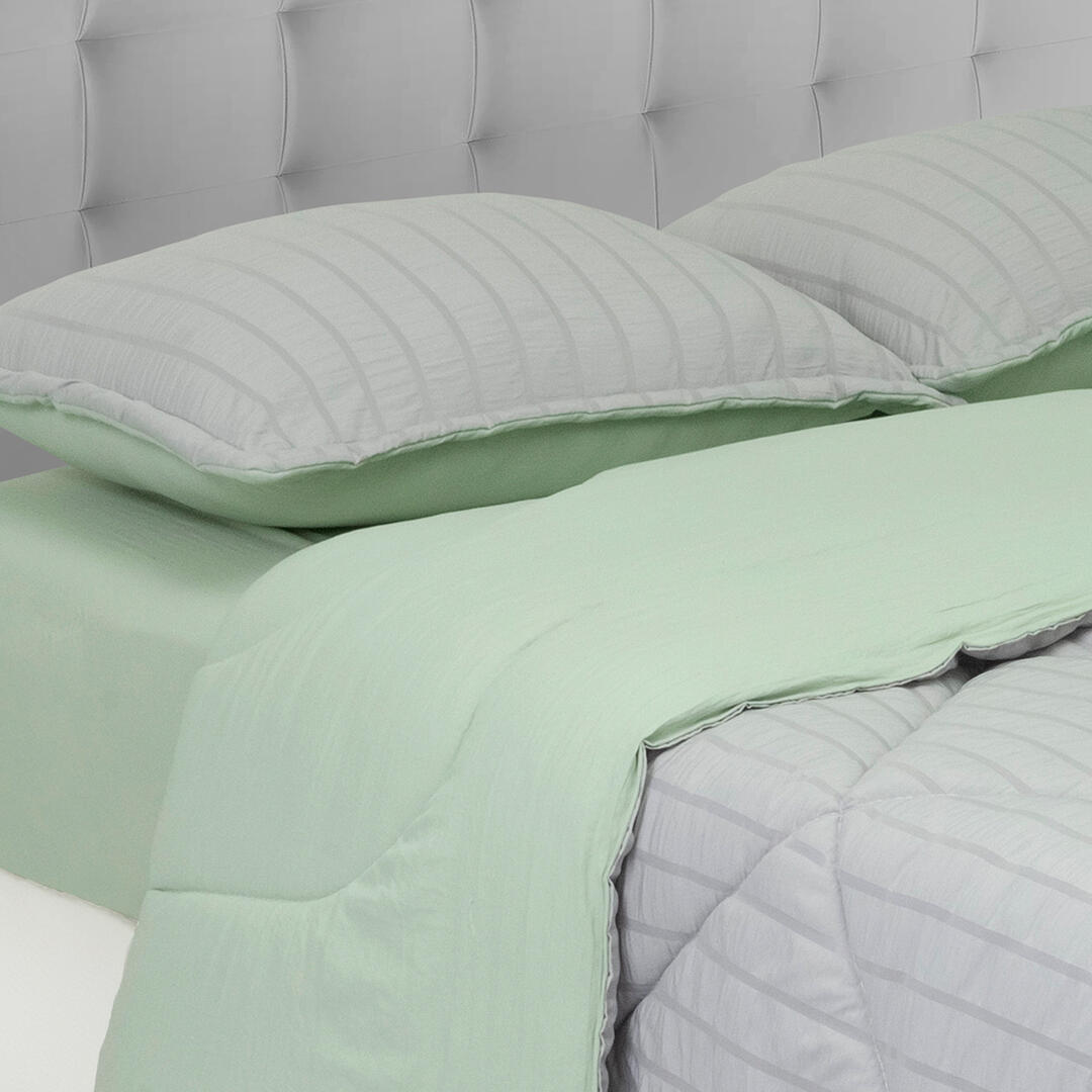 Combo Purity Gris Claro Con Verde Claro