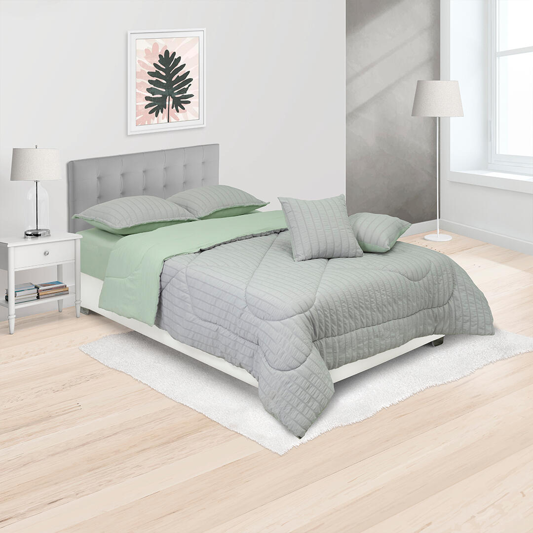 Combo Purity Gris Claro Con Verde Claro