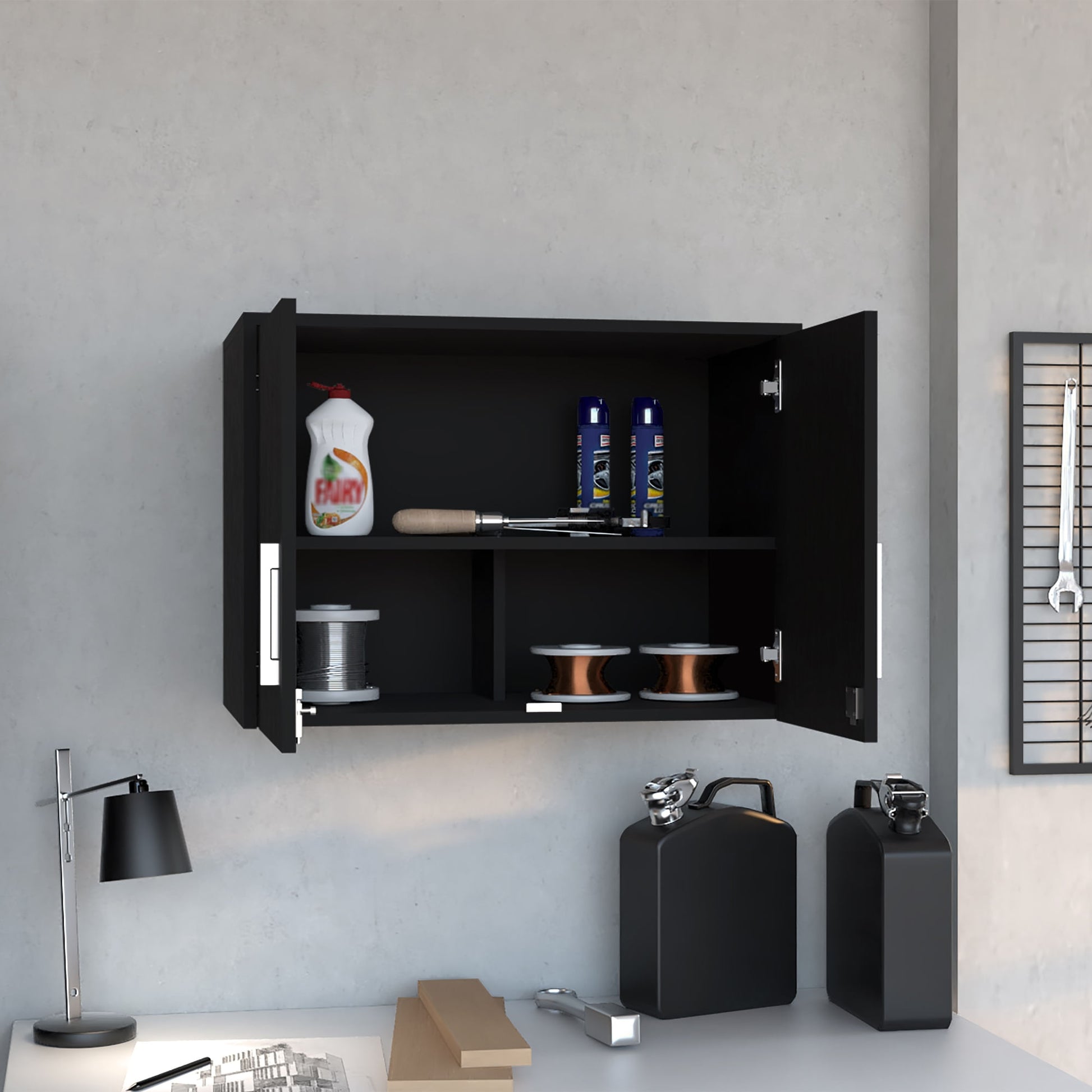 Gabinete Basico De Pared 50X70 Rta Wengue Zf