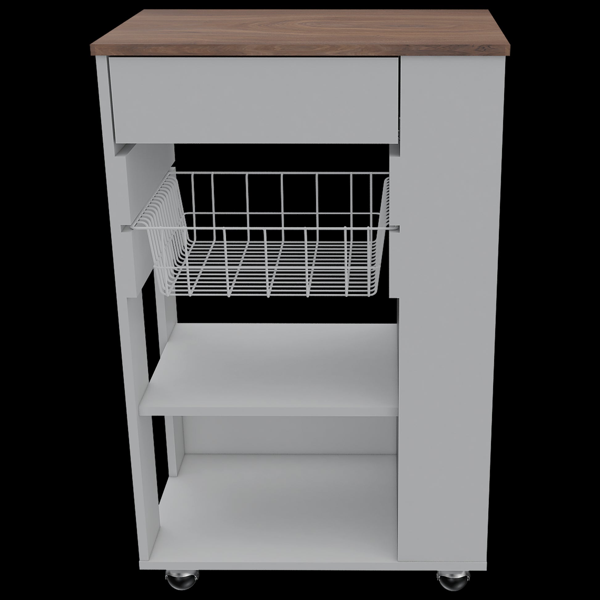 Organizador De Cocina Blossom Rta Blanco + Café Espresso