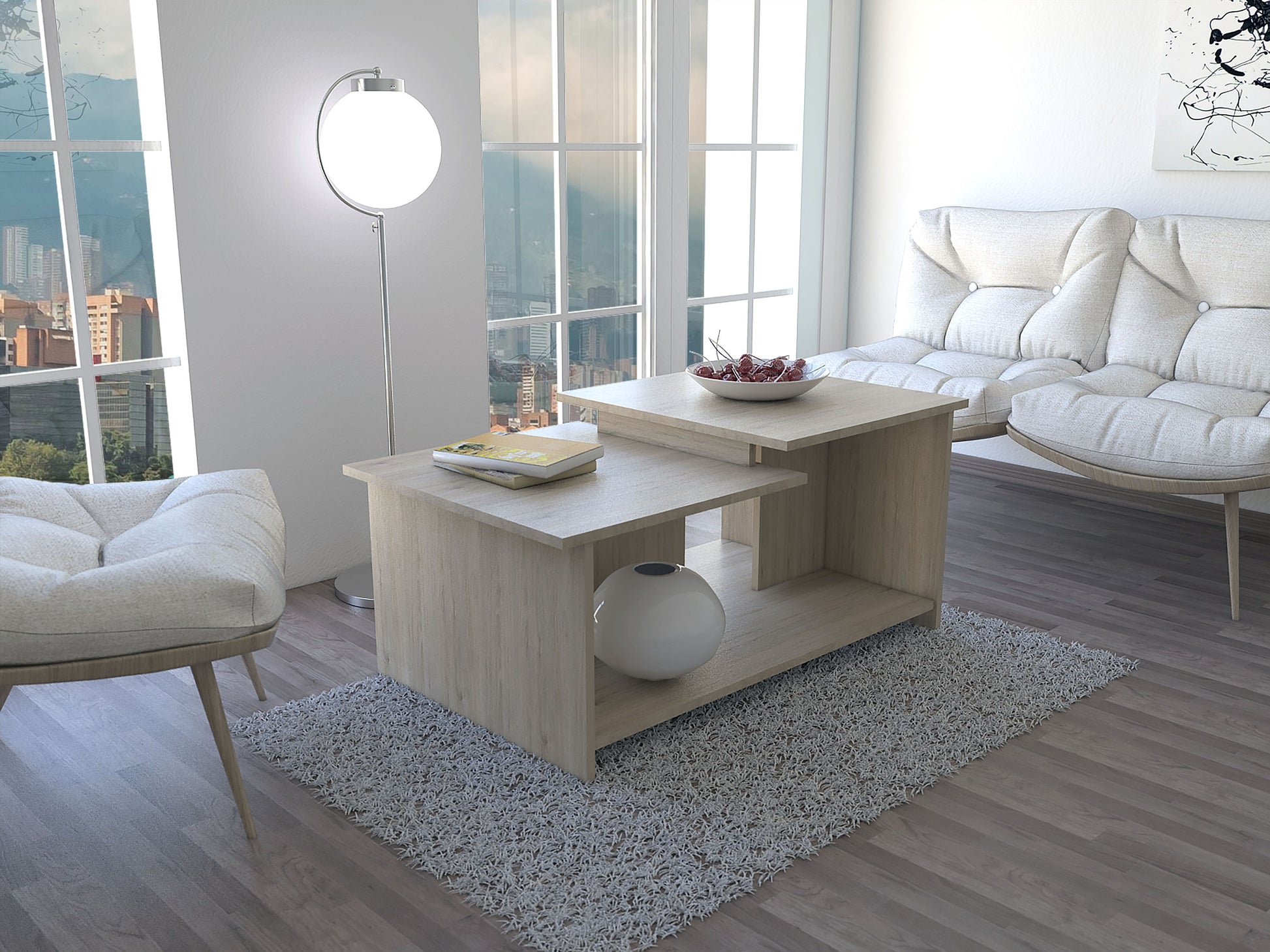Mesa De Centro Wema Color Rovere