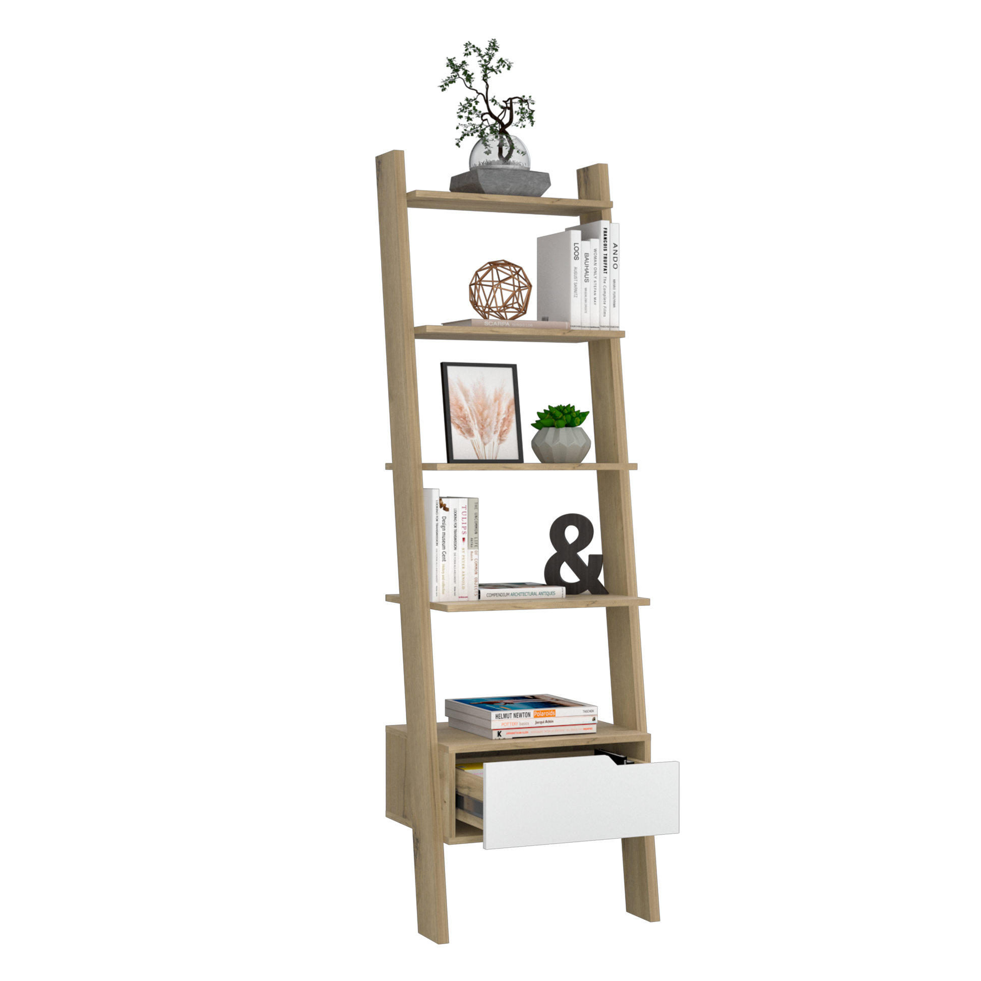 Estanteria Oslo C/Cajon Rta Duna + Blanco