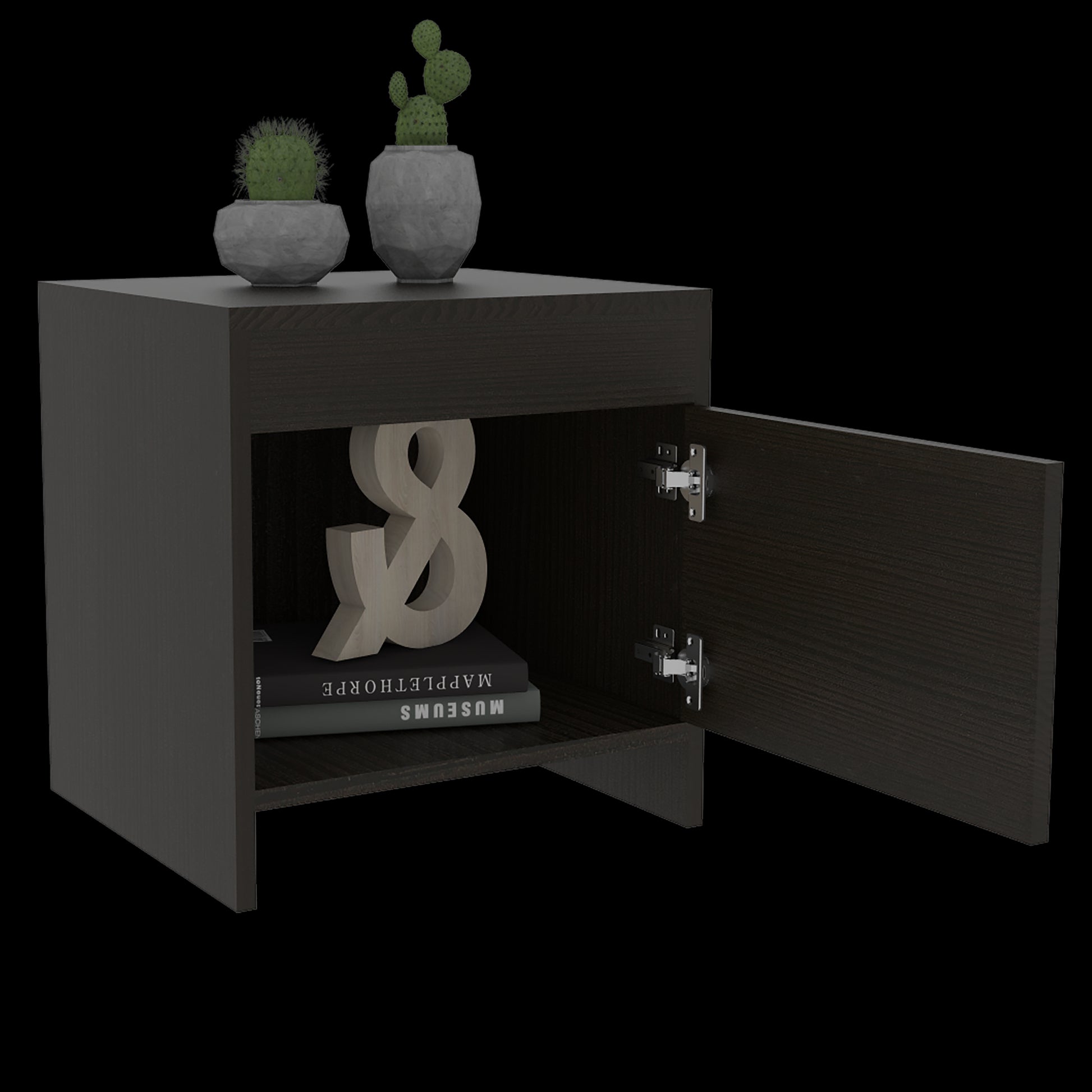 Mesa De Noche Colore Rta Wengue