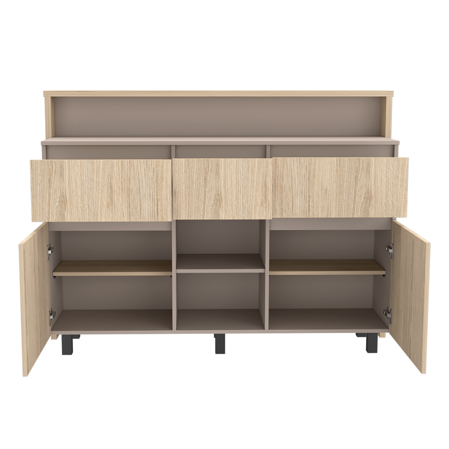 Barra Kiara (3C) Rovere+Taupe 110X150.1X67.5 Cm