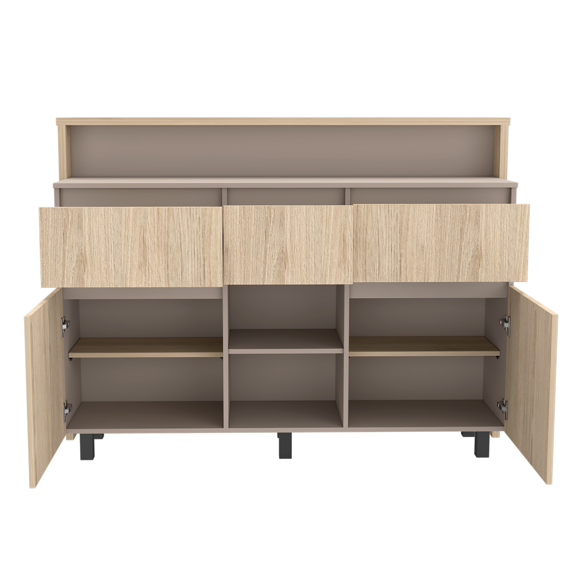 Barra Kiara (3C) Rovere+Taupe 110X150.1X67.5 Cm