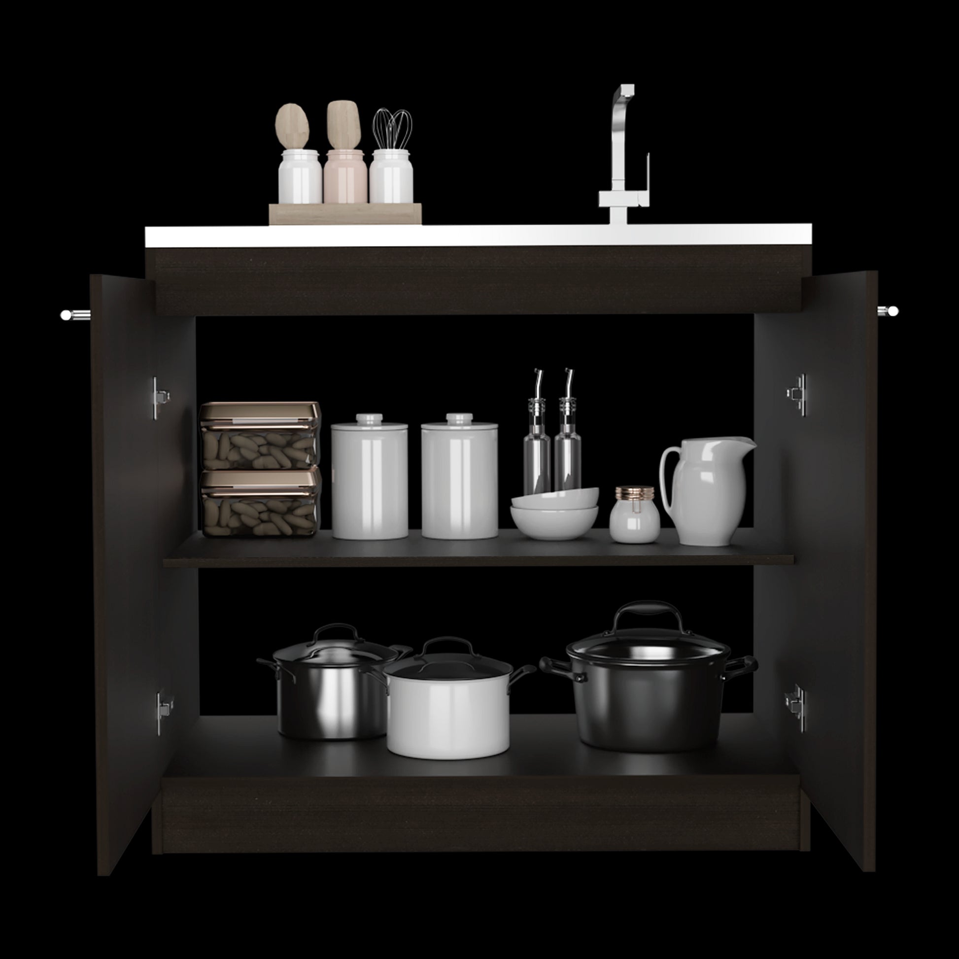 Mueble Inferior De Baño Manchetes Rta Wengue