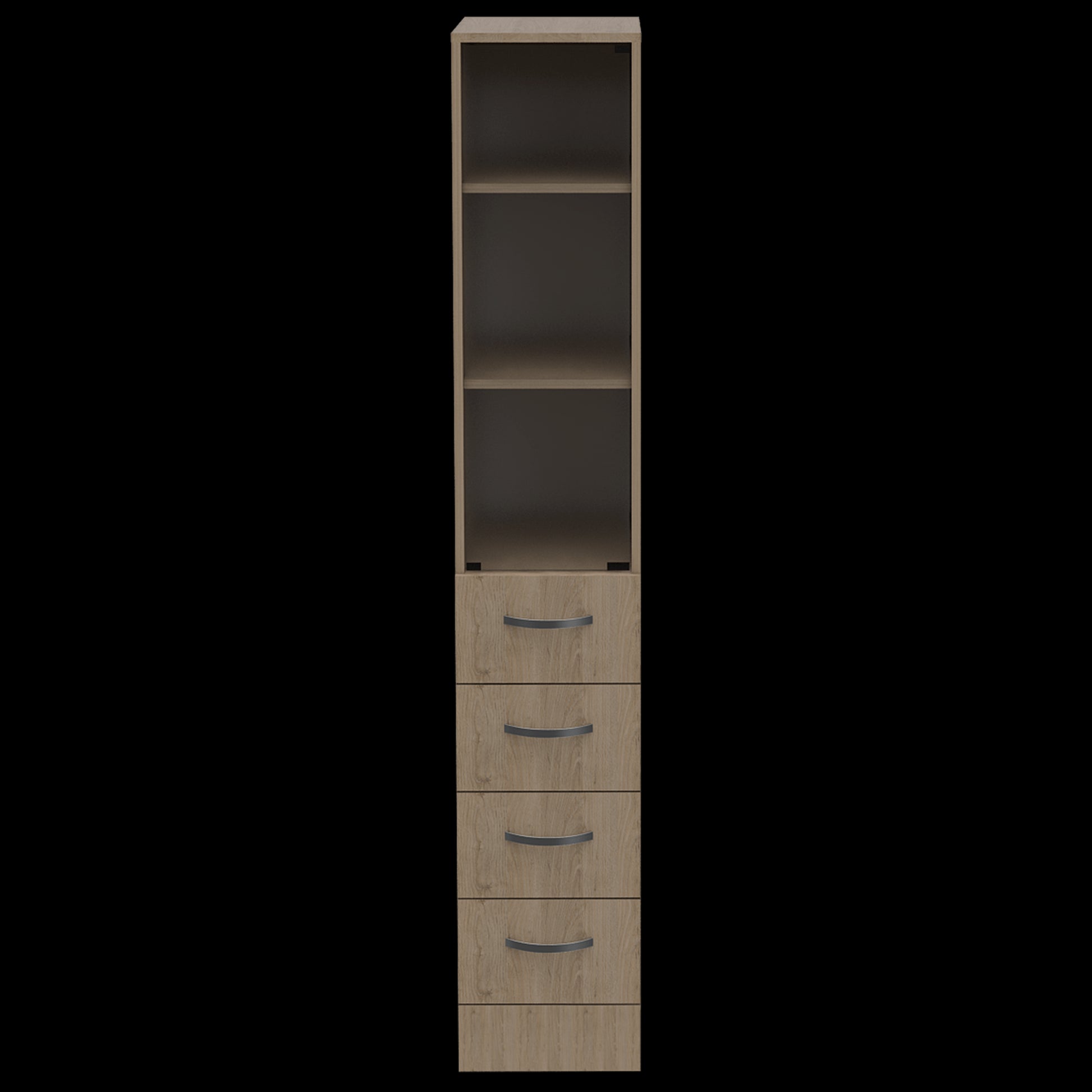 Torre De Baño Vanguard (1C) Rovere/Blanco 173,5X30,4X44,6 Cm