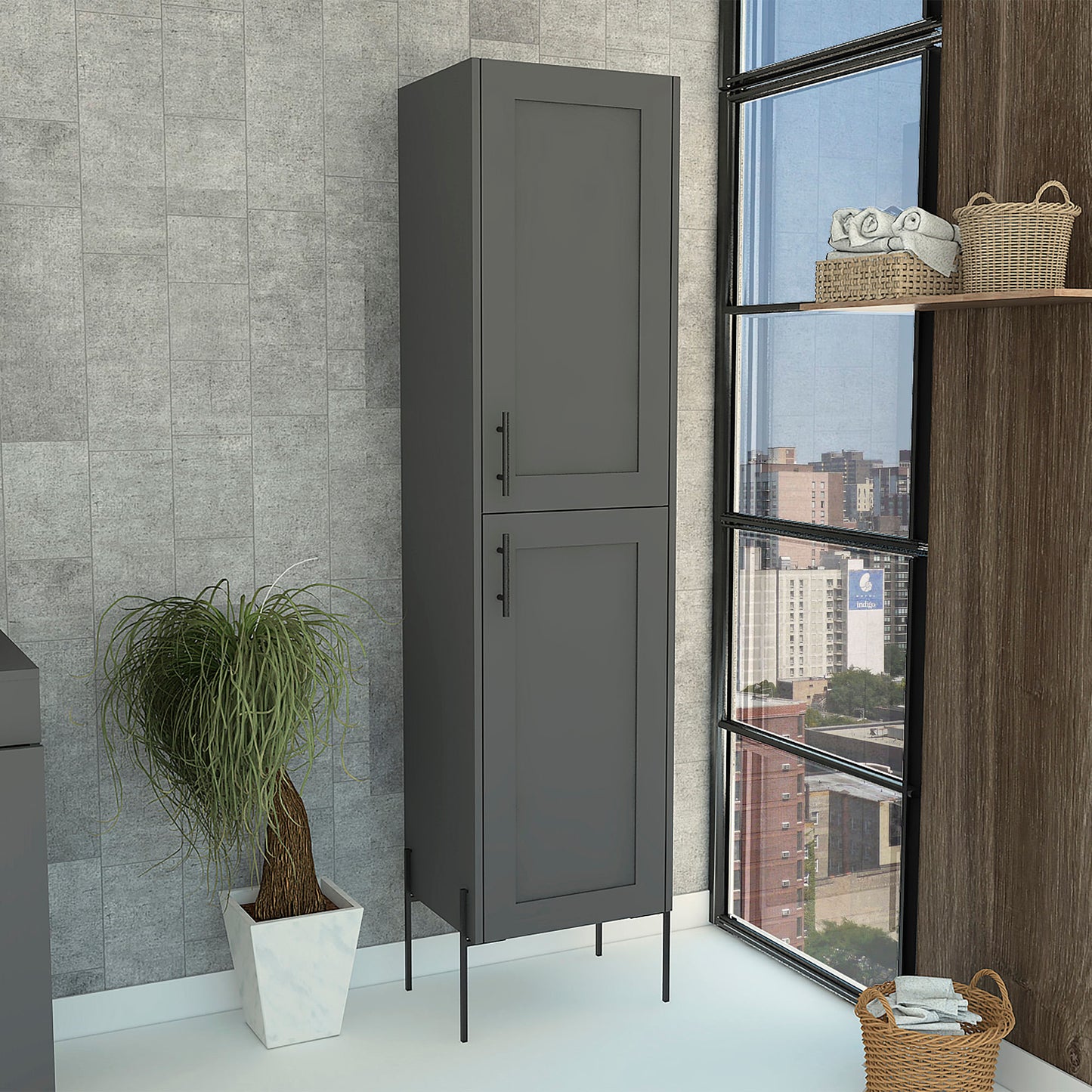 Torre De Baño Lcab 1 Gry Rta Plomo