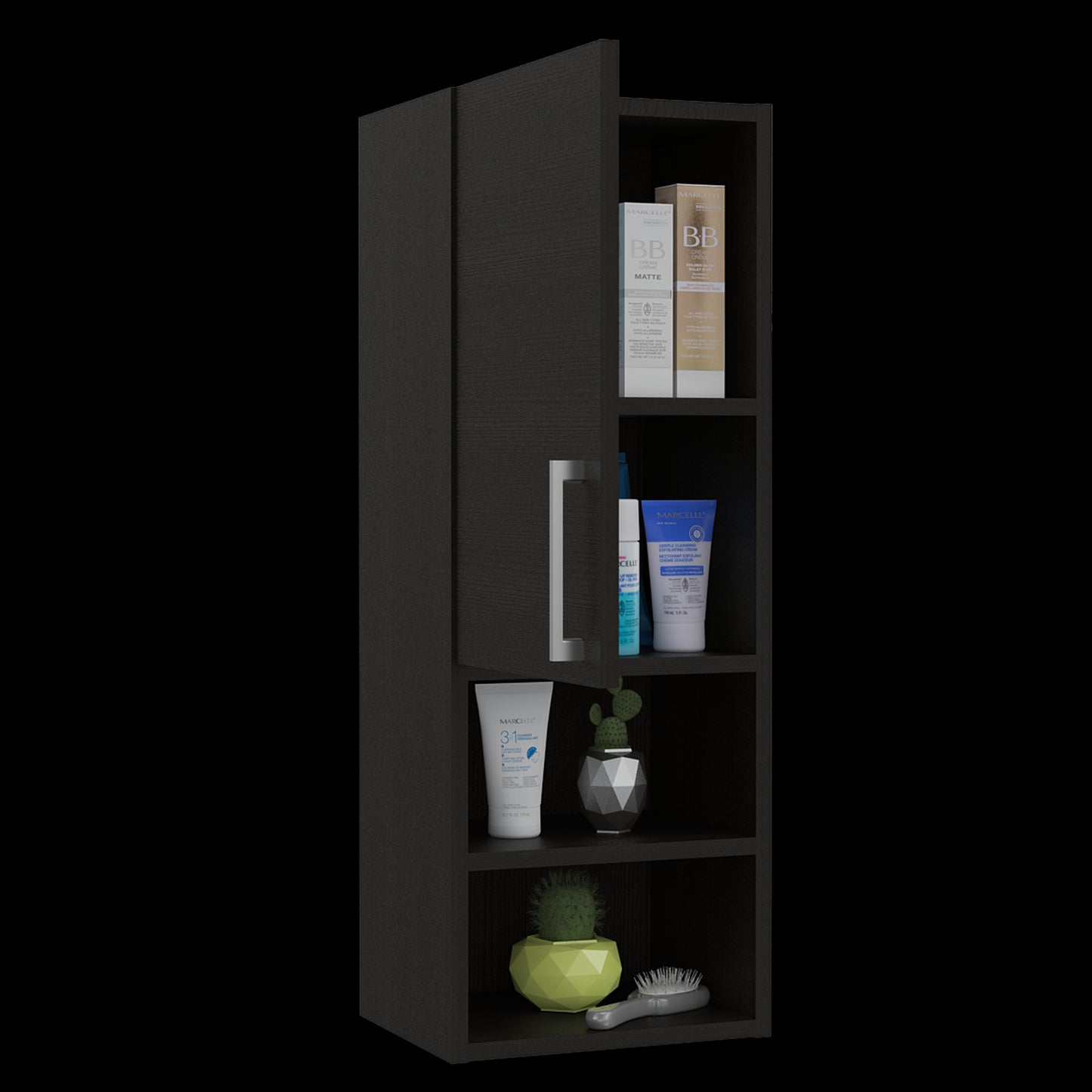 Mueble Auxiliar De Baño Barcelona Rta Wengue