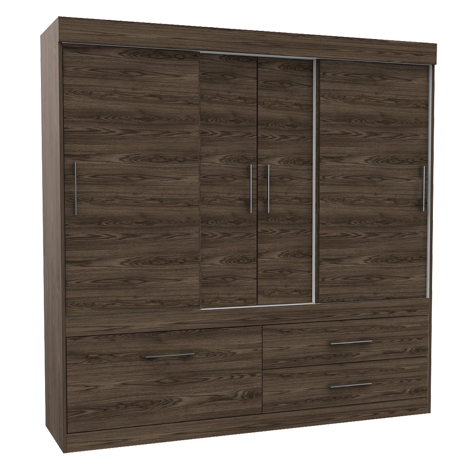 Closet Allegro 180 X 180 X 48 Rta  Milan + Blanco
