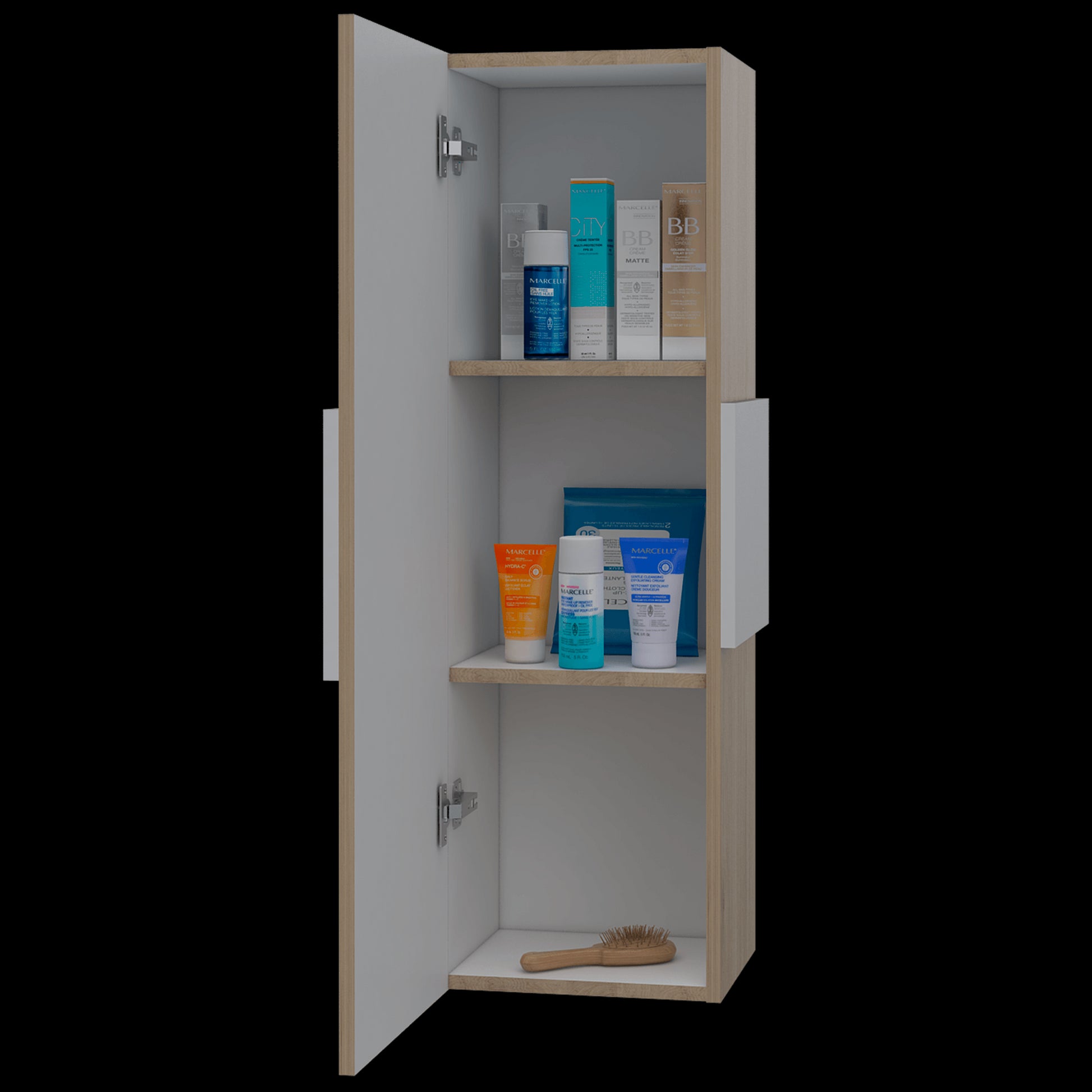 Mueble Aux Baño Vanguard Rta Rovere + Blanco