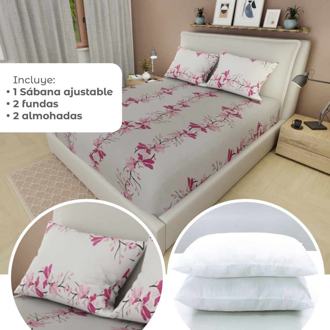 Combo 5 en 1 Rosa Antaño 