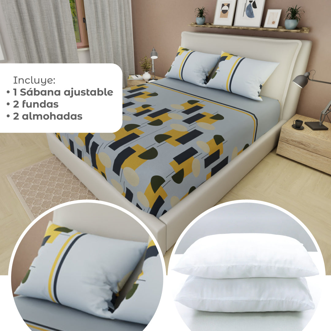  Combo 5 en 1 Azul - Amarillo