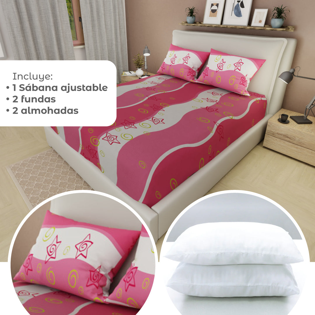 Combo 5 en 1 Fucsia