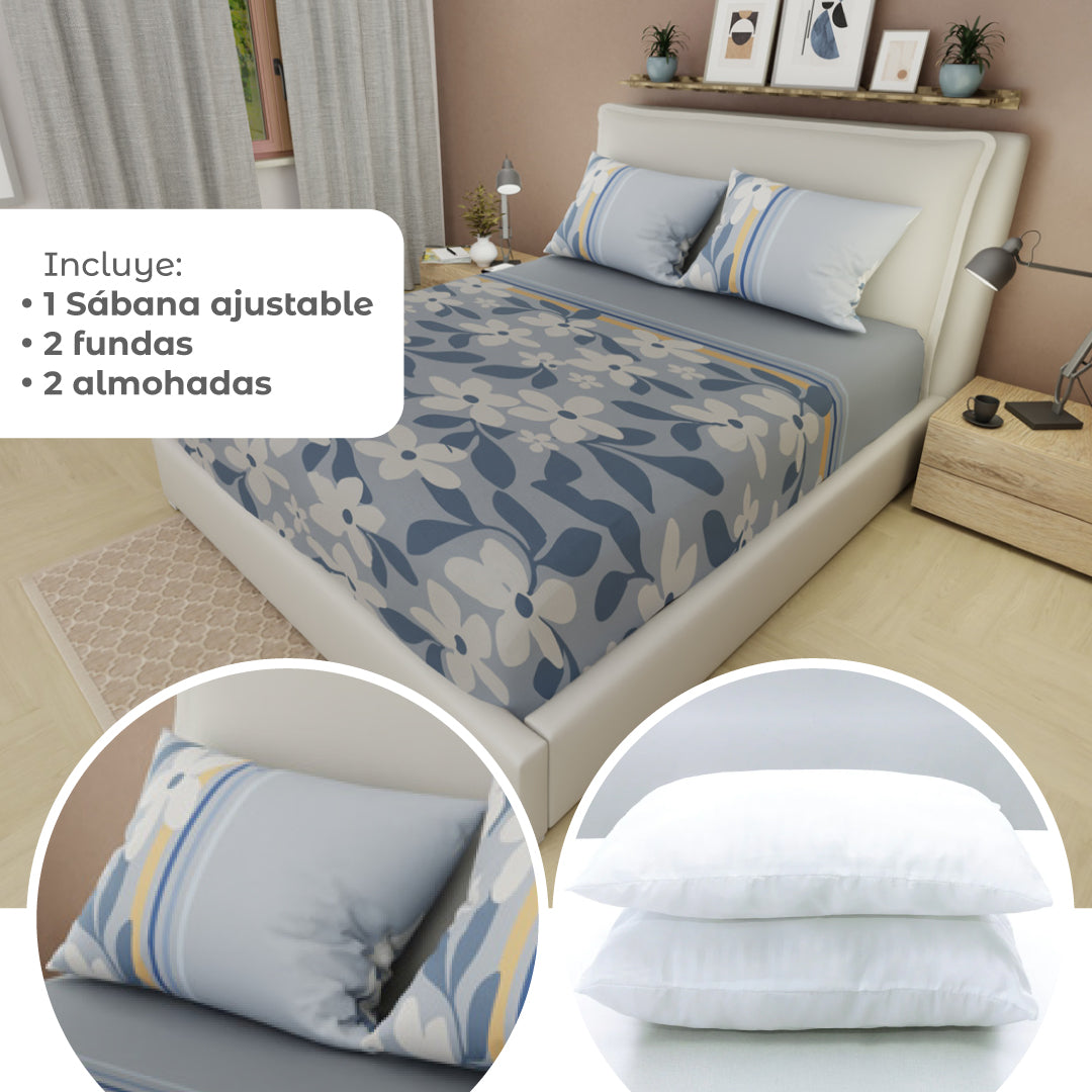 Combo 5 en 1 Azul -Blanco