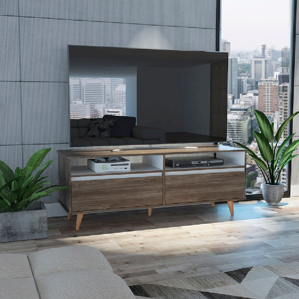 Rack Para Tv Almeria Siena Blanco