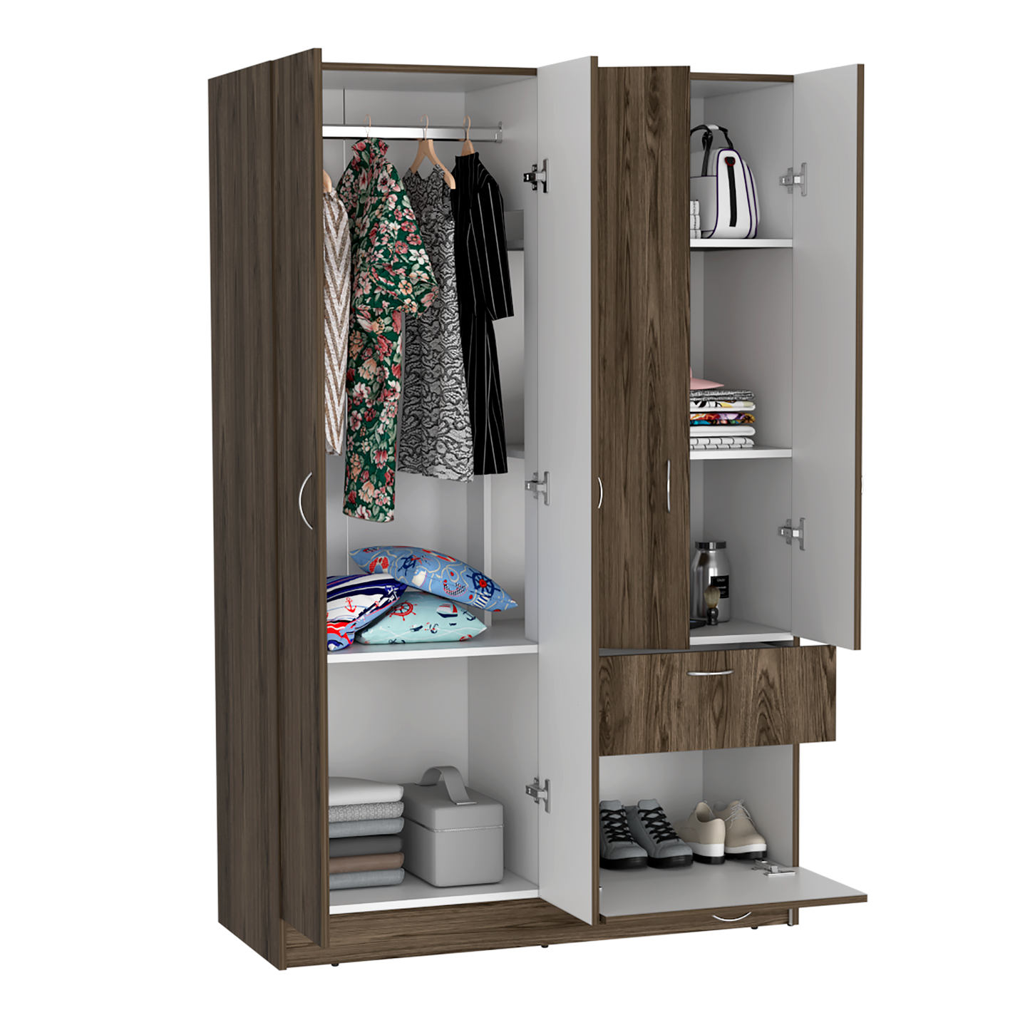 Closet Vaupes 170 X 108 X 18 Rta Milan + Blanco