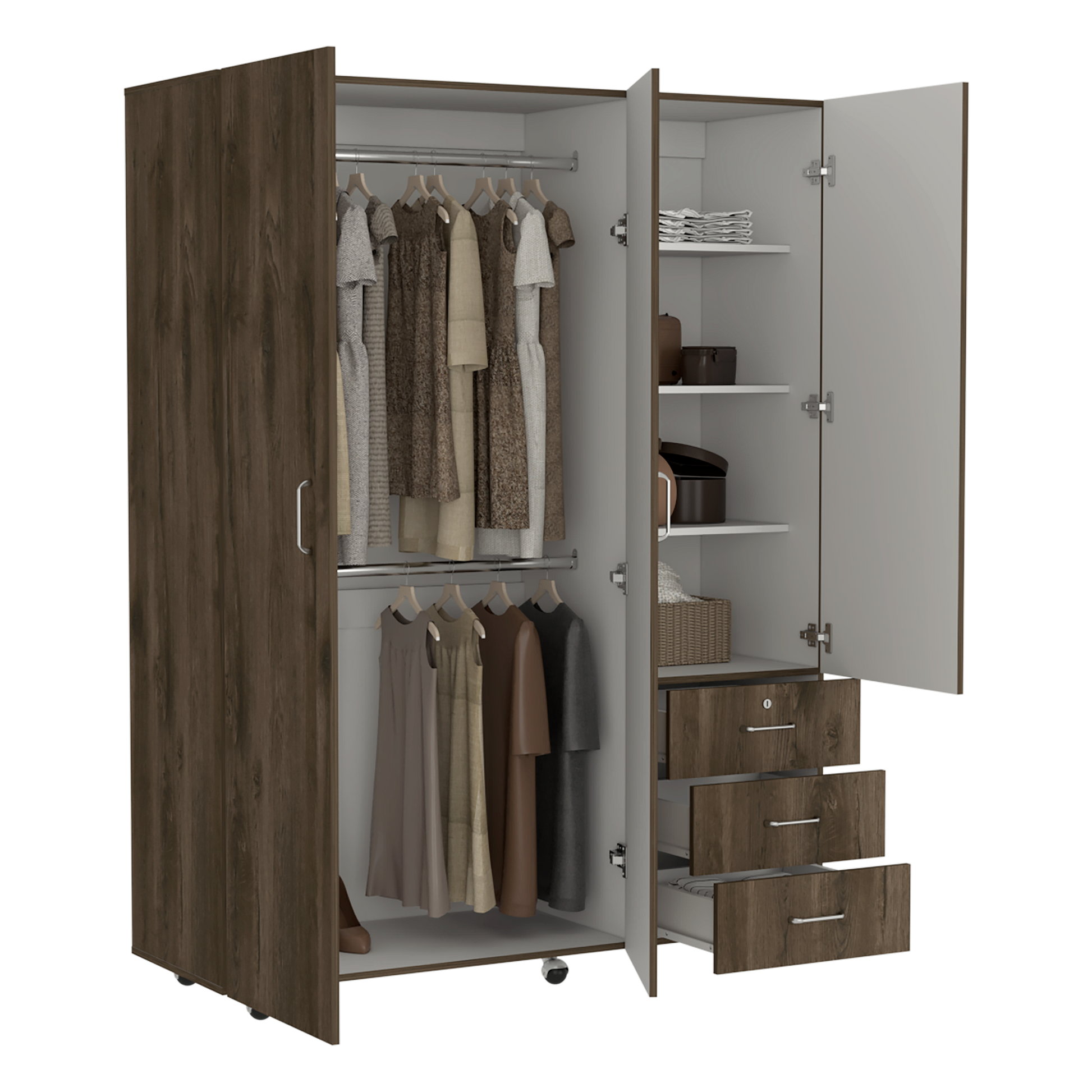Closet Arizona 180 X 140 X 40 Rta Bellota + Blanco
