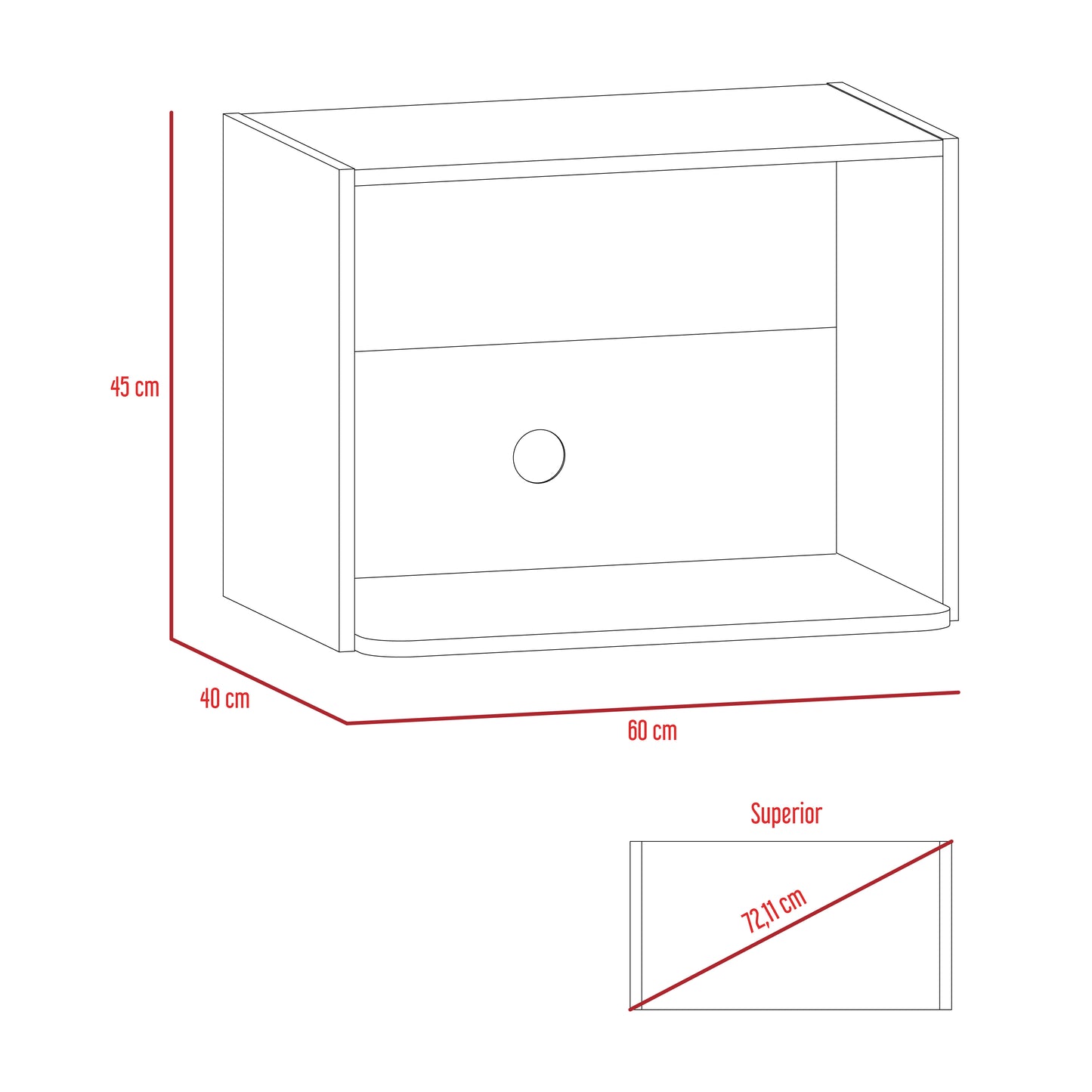 Mueble Auxiliar Cocina Rta Blanco