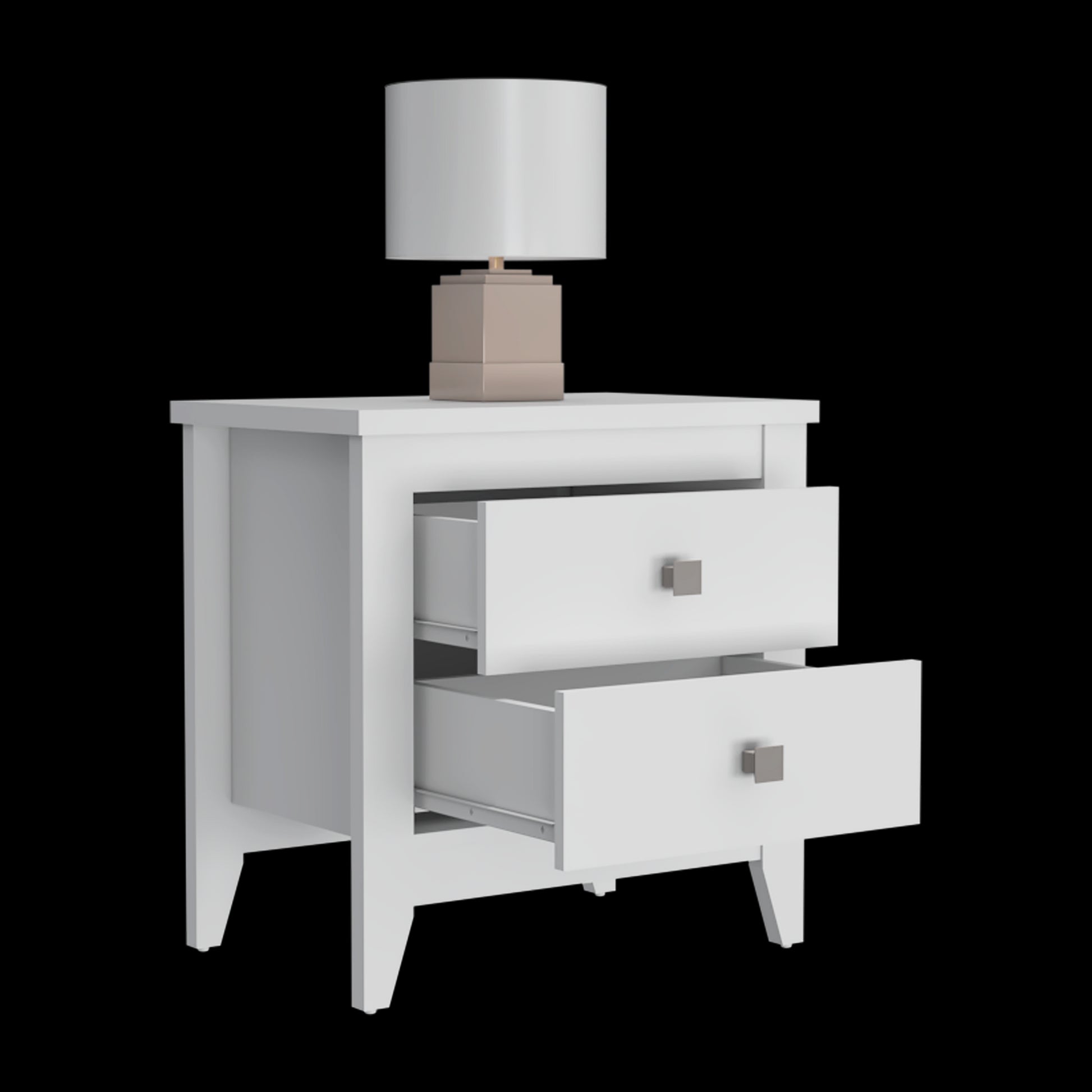 Mesa De Noche Amara Rta Blanco