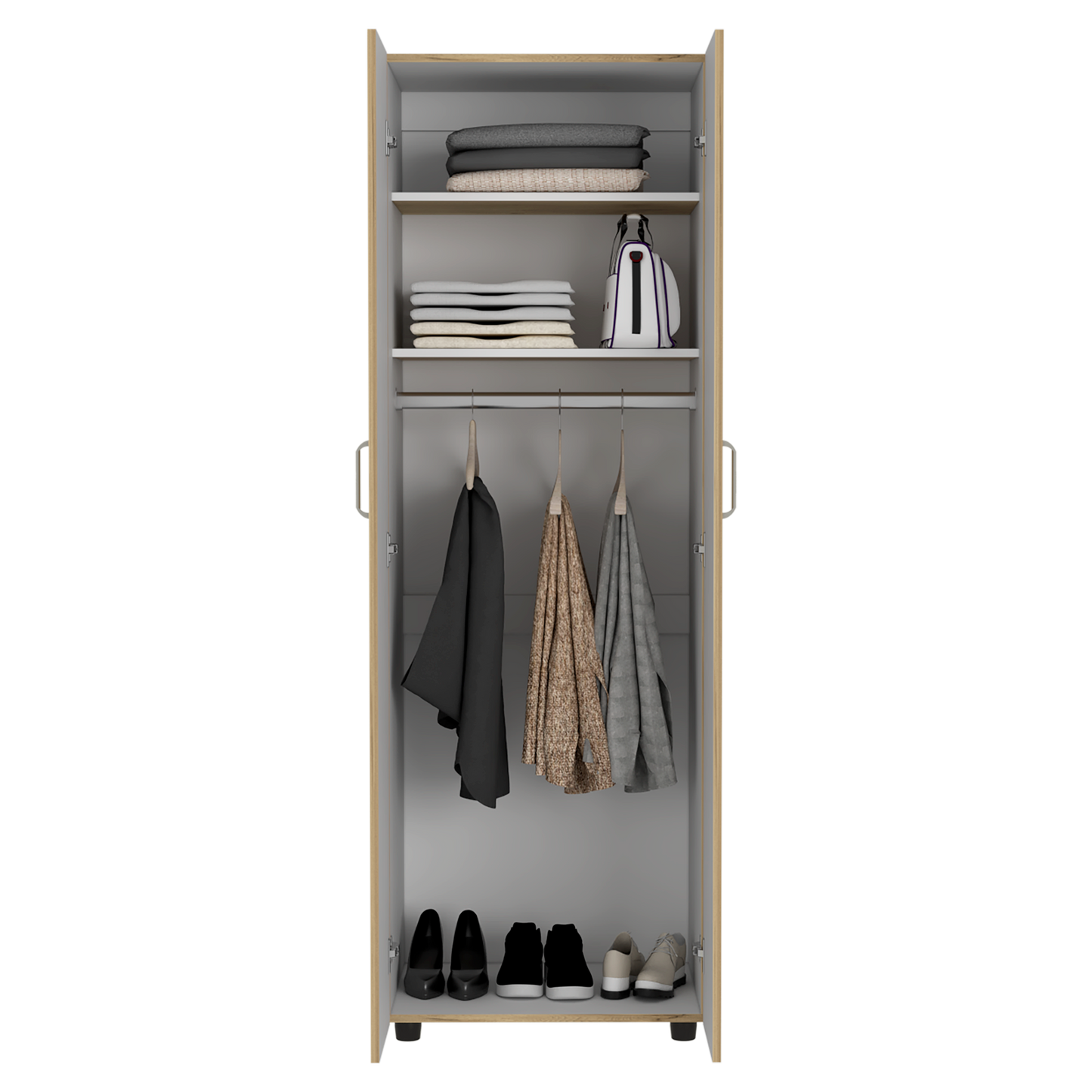 Closet F60 180 X 60 X 48 Rta Duna + Blanco