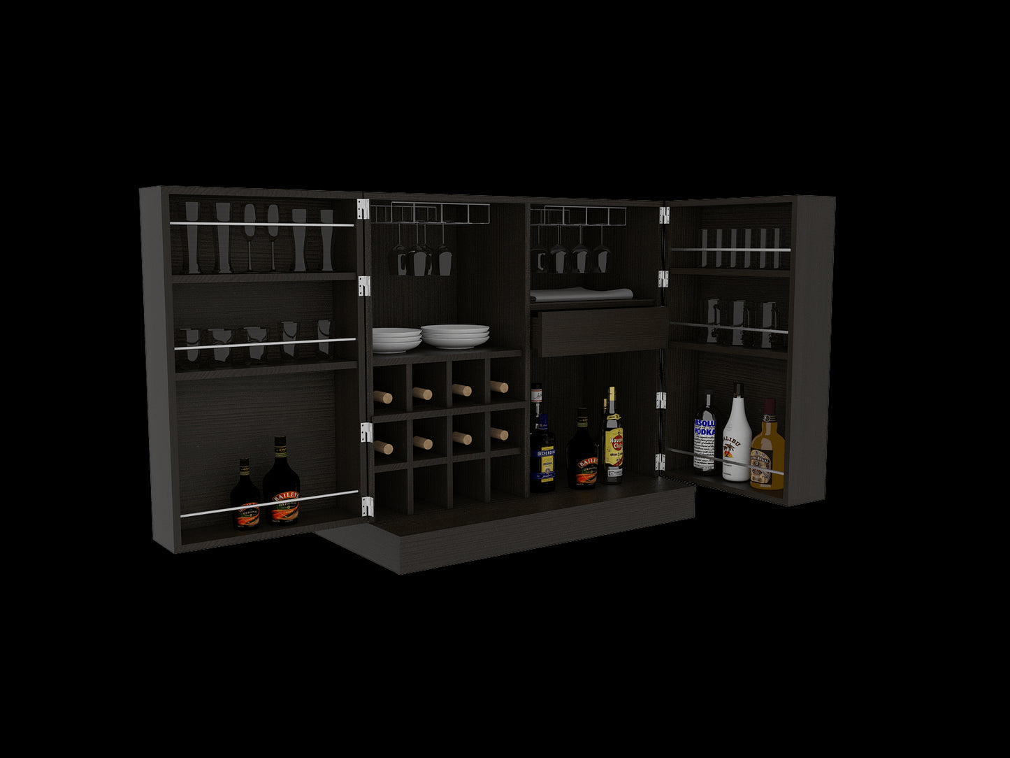 Mueble Bar Sintra Rta Wengue