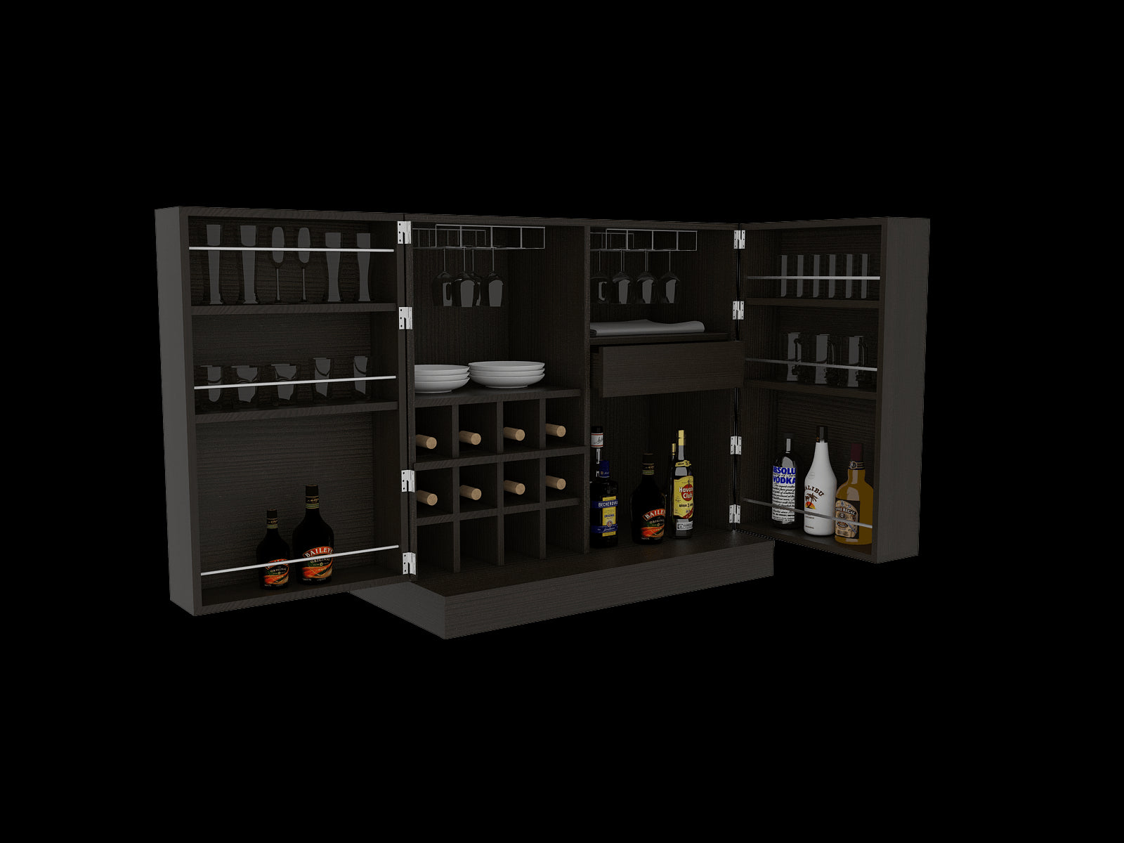 Mueble Bar Sintra Rta Wengue