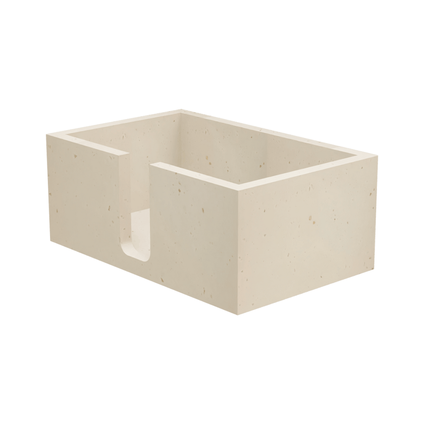 Toallero Tonga Blanco  26X10 Reflekta