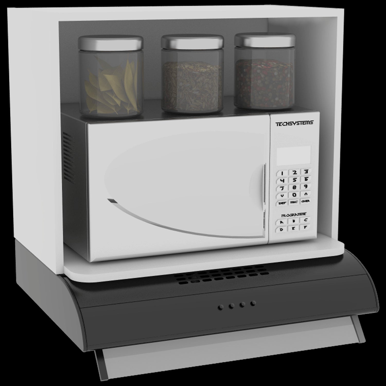 Mueble Camapana Cocina Rossi Rta Blanco