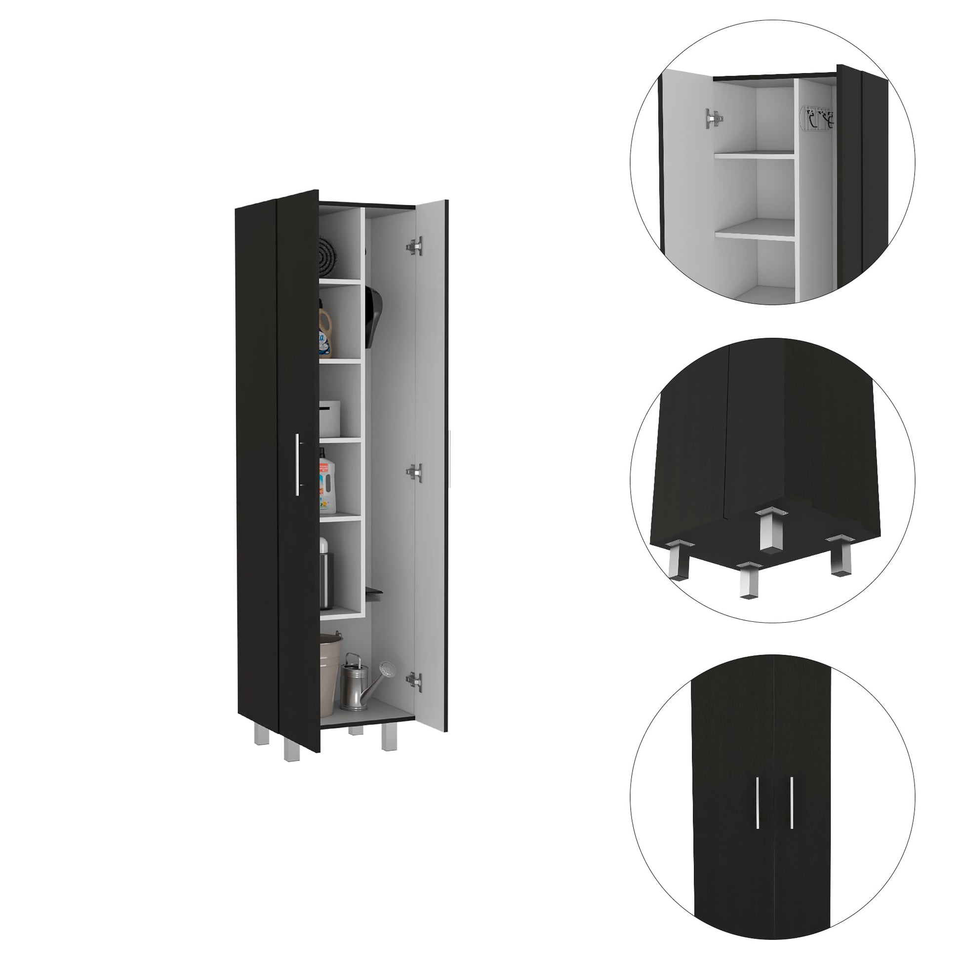 Mueble De Aseo Nala Rta Wengue + Blanco Zf