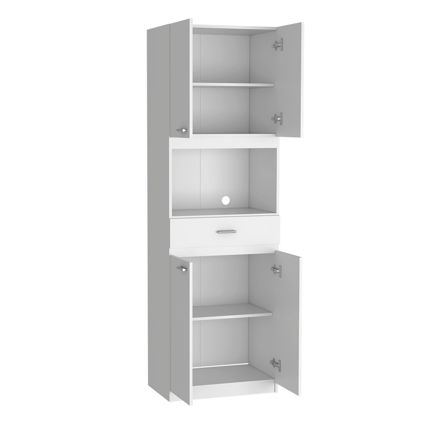 Modulo Microondas Bau Rta Blanco