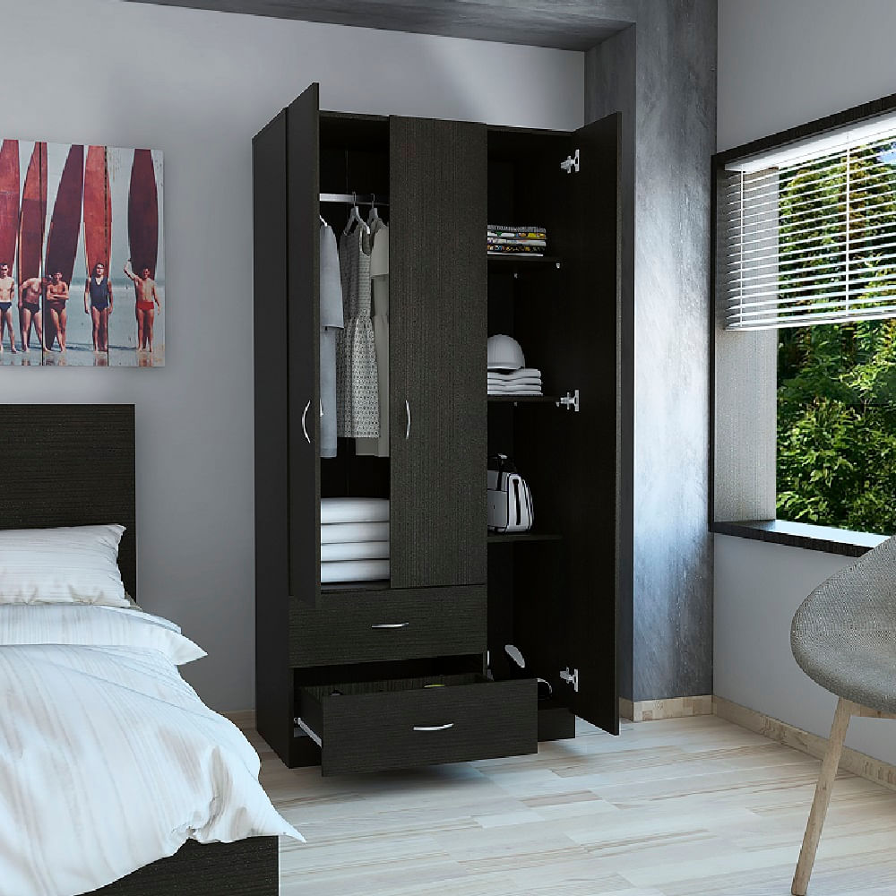 Closet Austral Tres Puertas Rta Wengue