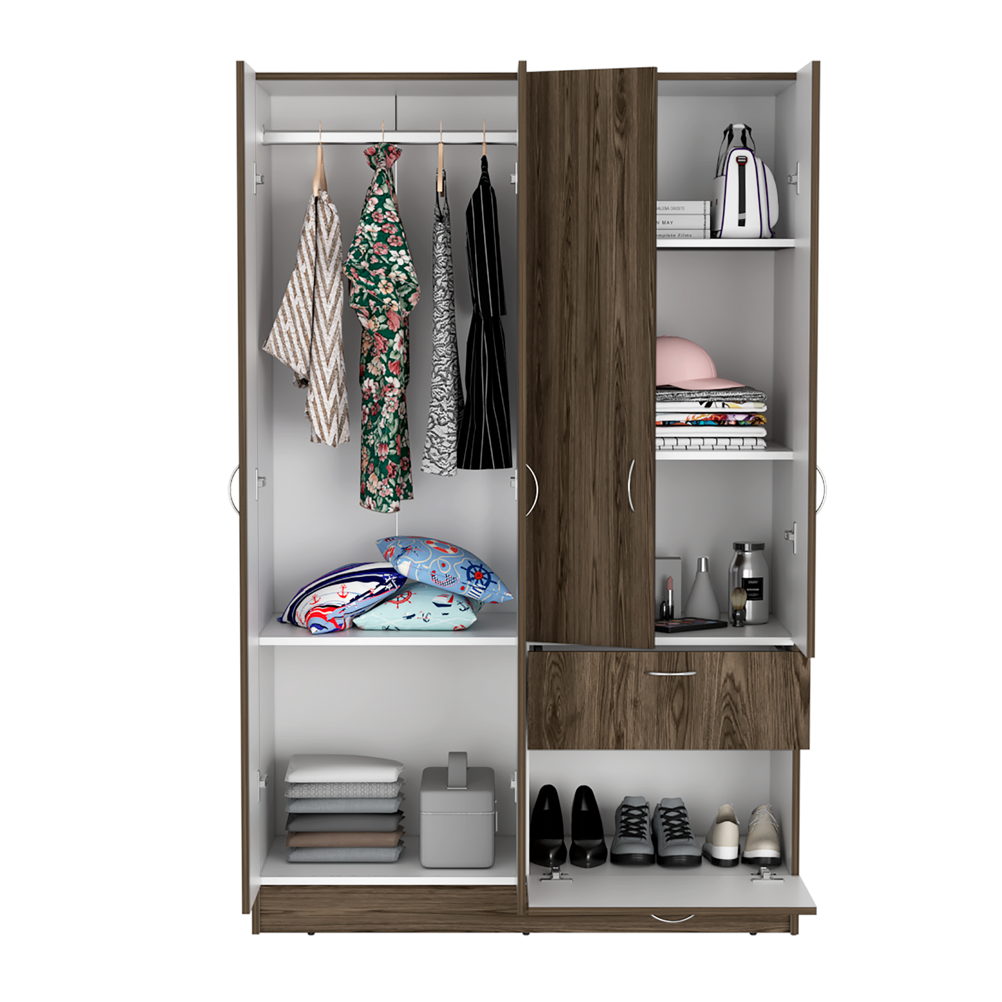 Closet Vaupes 170 X 108 X 18 Rta Milan + Blanco