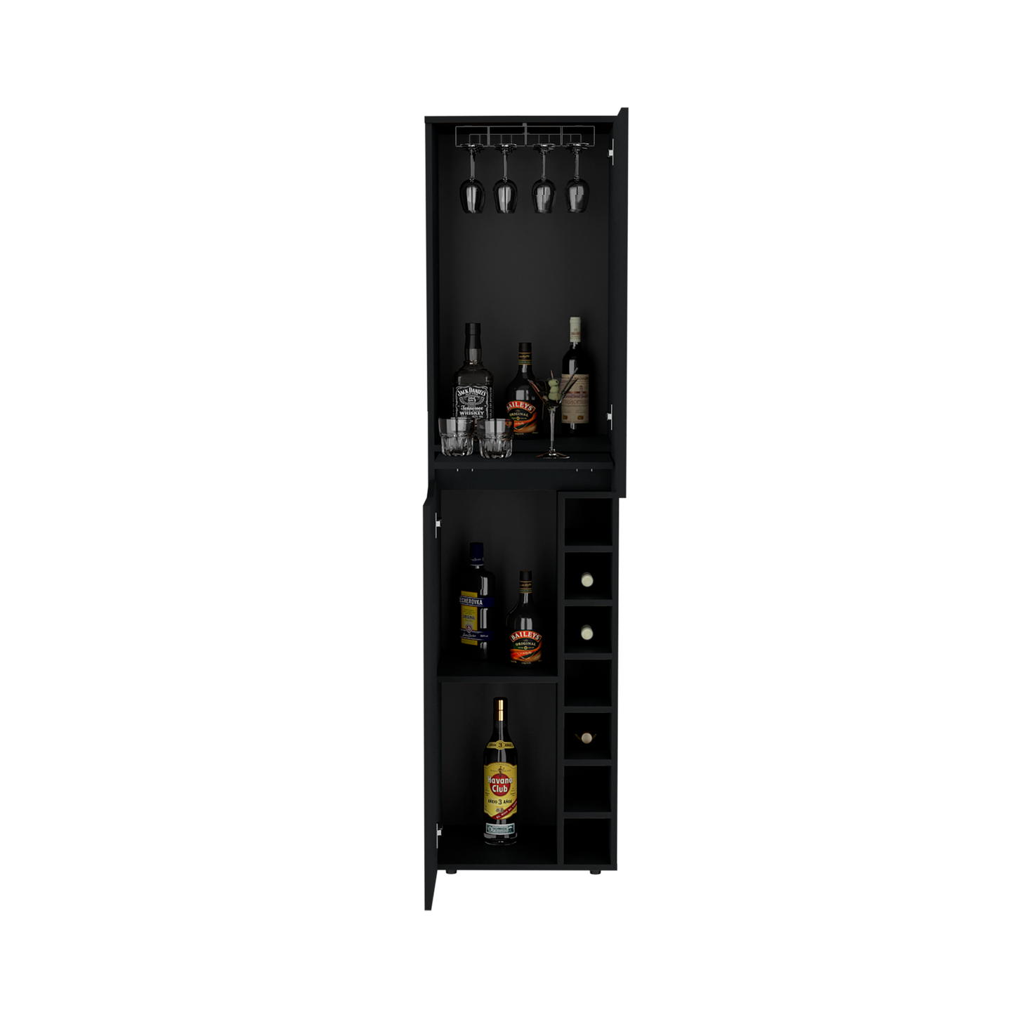 Mueble Bar Alto Obregon Rta Wengue