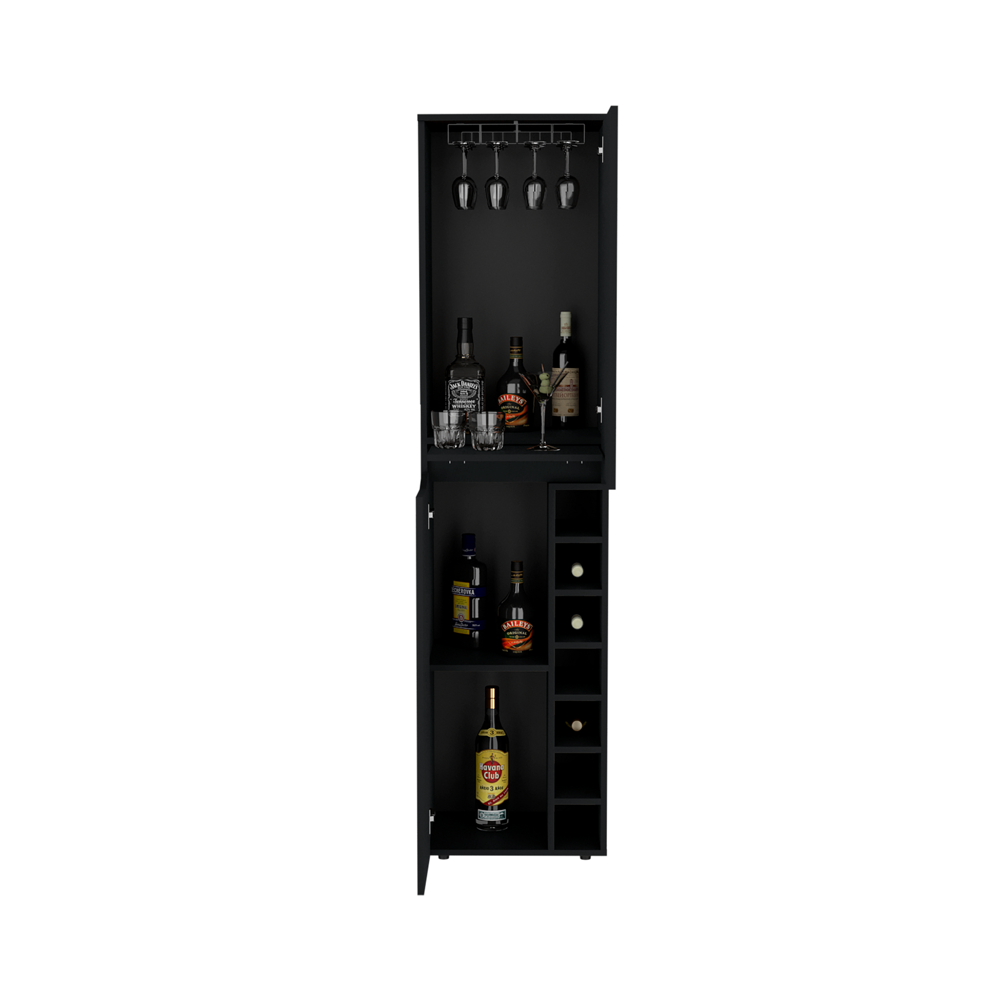 Mueble Bar Alto Obregon Rta Wengue