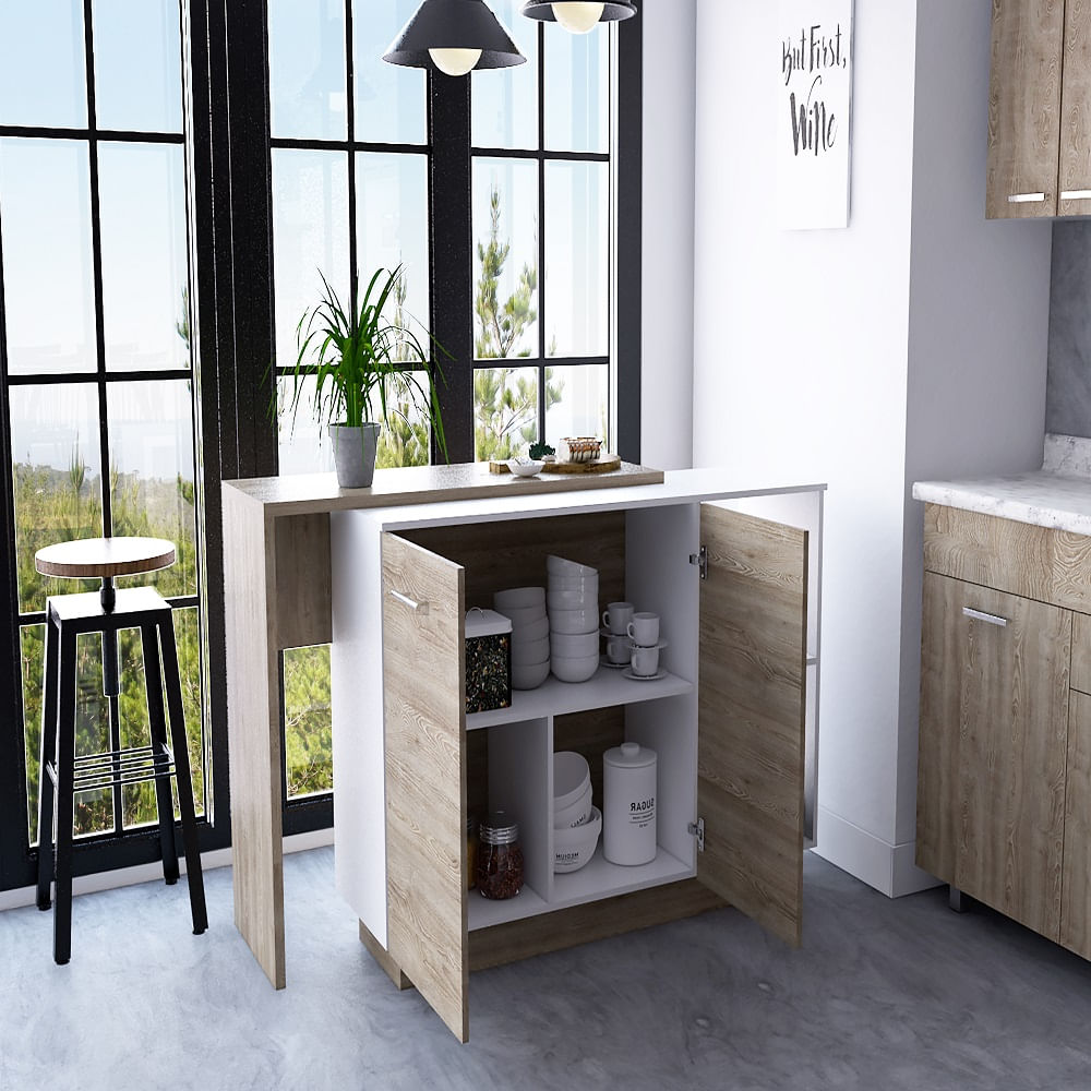 Barra Comedor Sicilia Blanco Miel