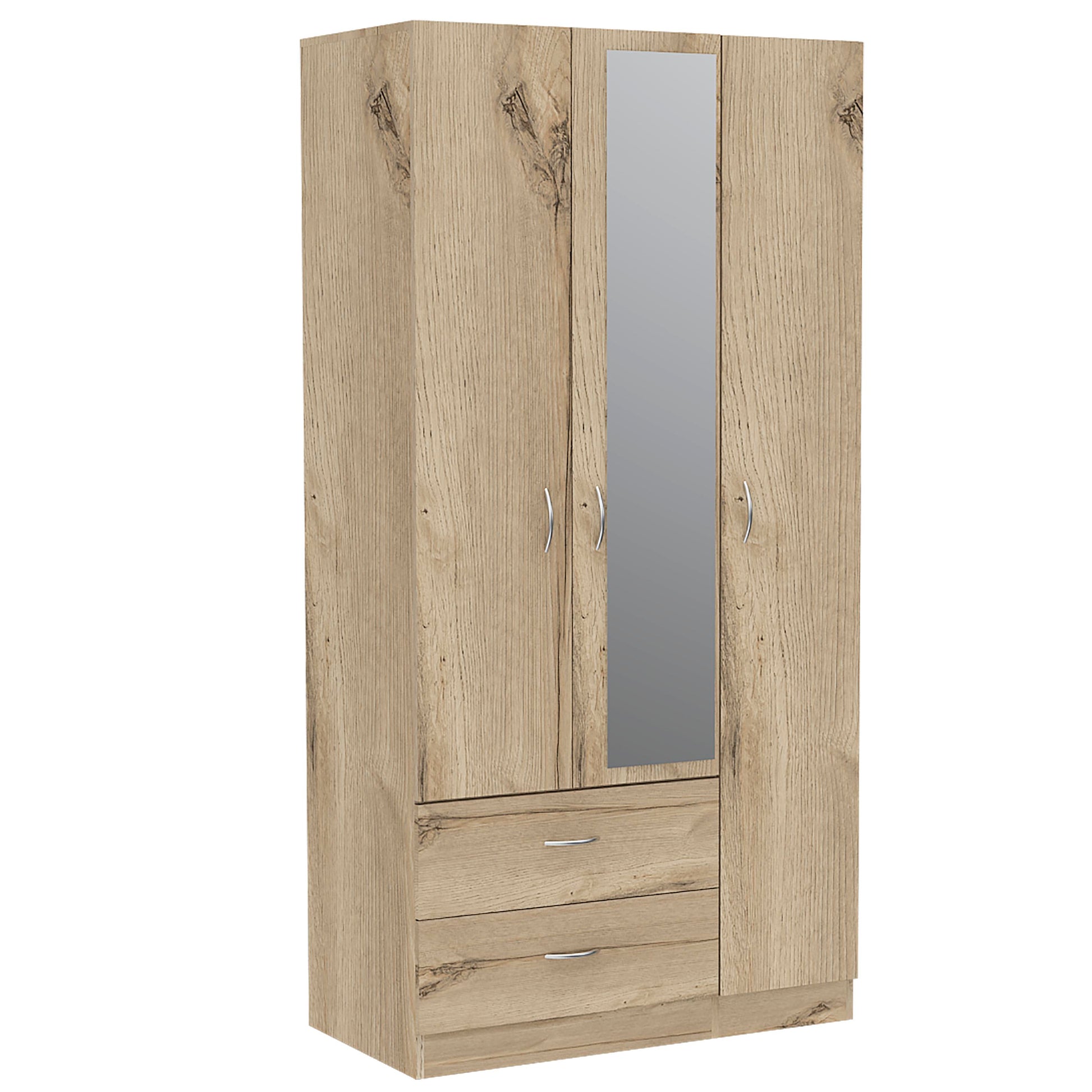 Closet Z-90 3P/2C (2C) Duna+Blanco 180,4X90X47,3 Cm
