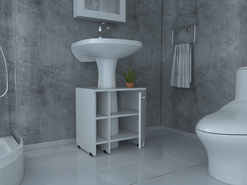 Mueble Basic Para Lavamanos Rta Blanco