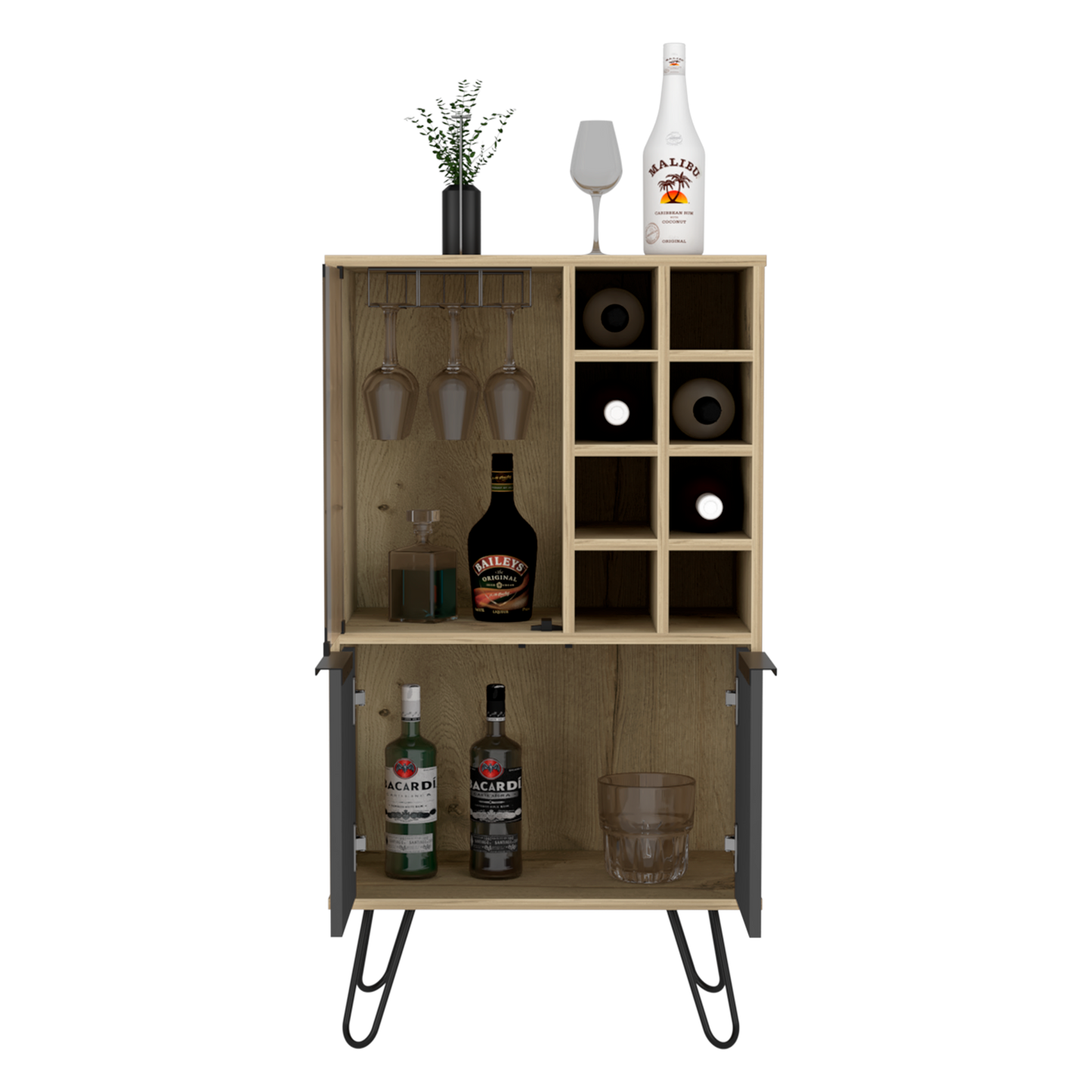 Mueble Bar Vegas Rta Duna + Plomo