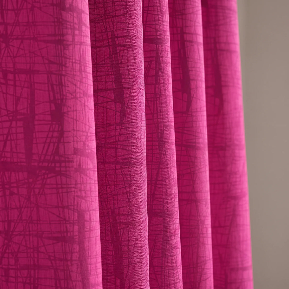 Cortina Yacar Fucsia Argolla