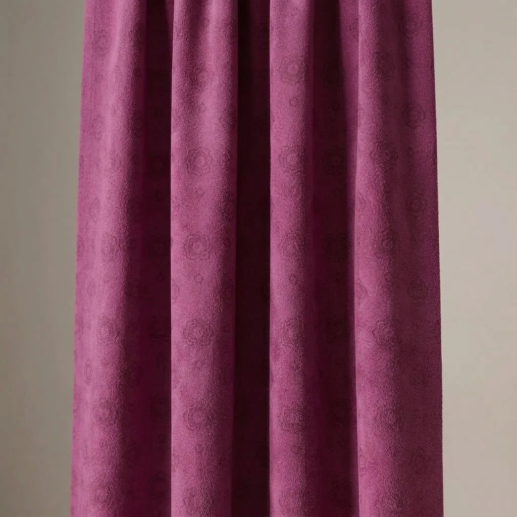 Cortina Fleco Grueso  Fucsia