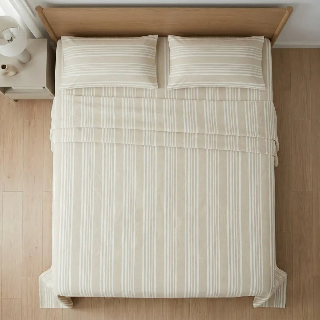 Juego De Sábanas Equilibrio Beige