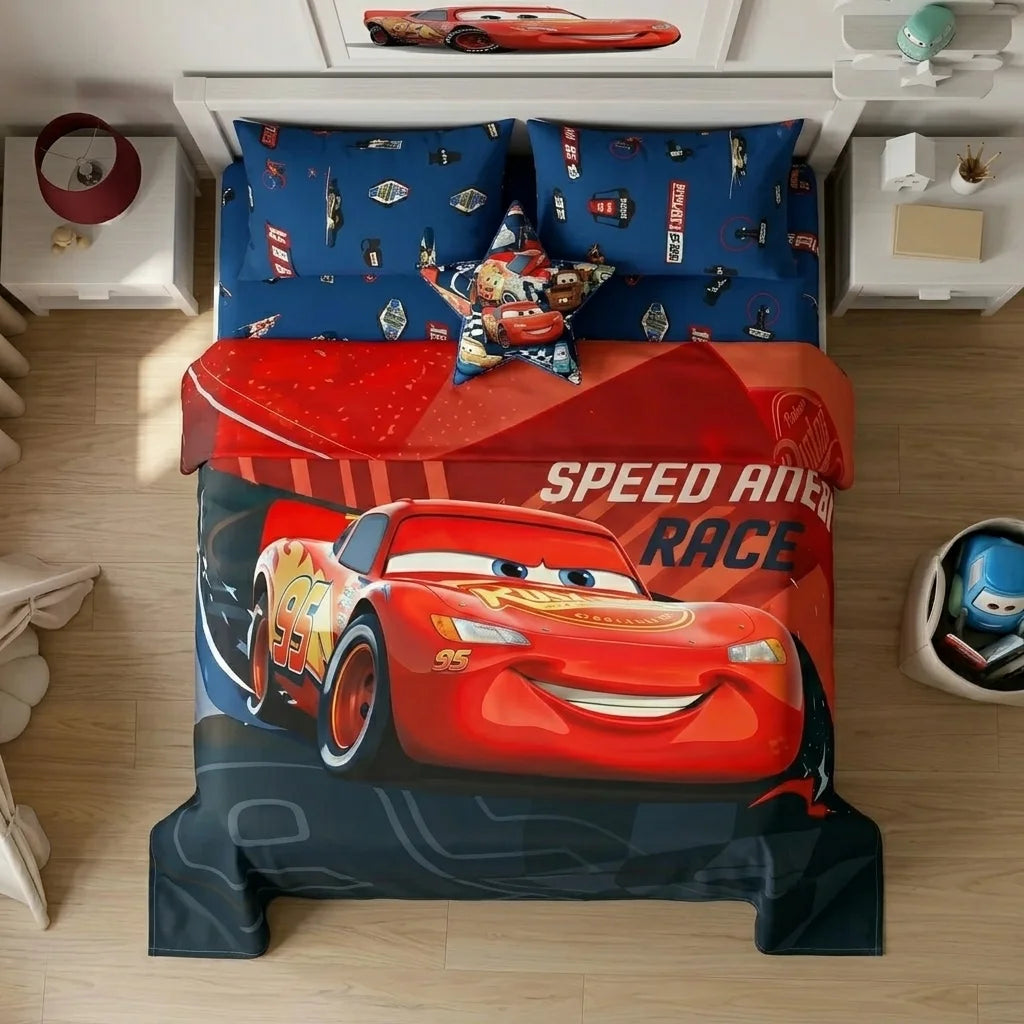 Juego De Sabanas Core Disney Cars Estampados Animados