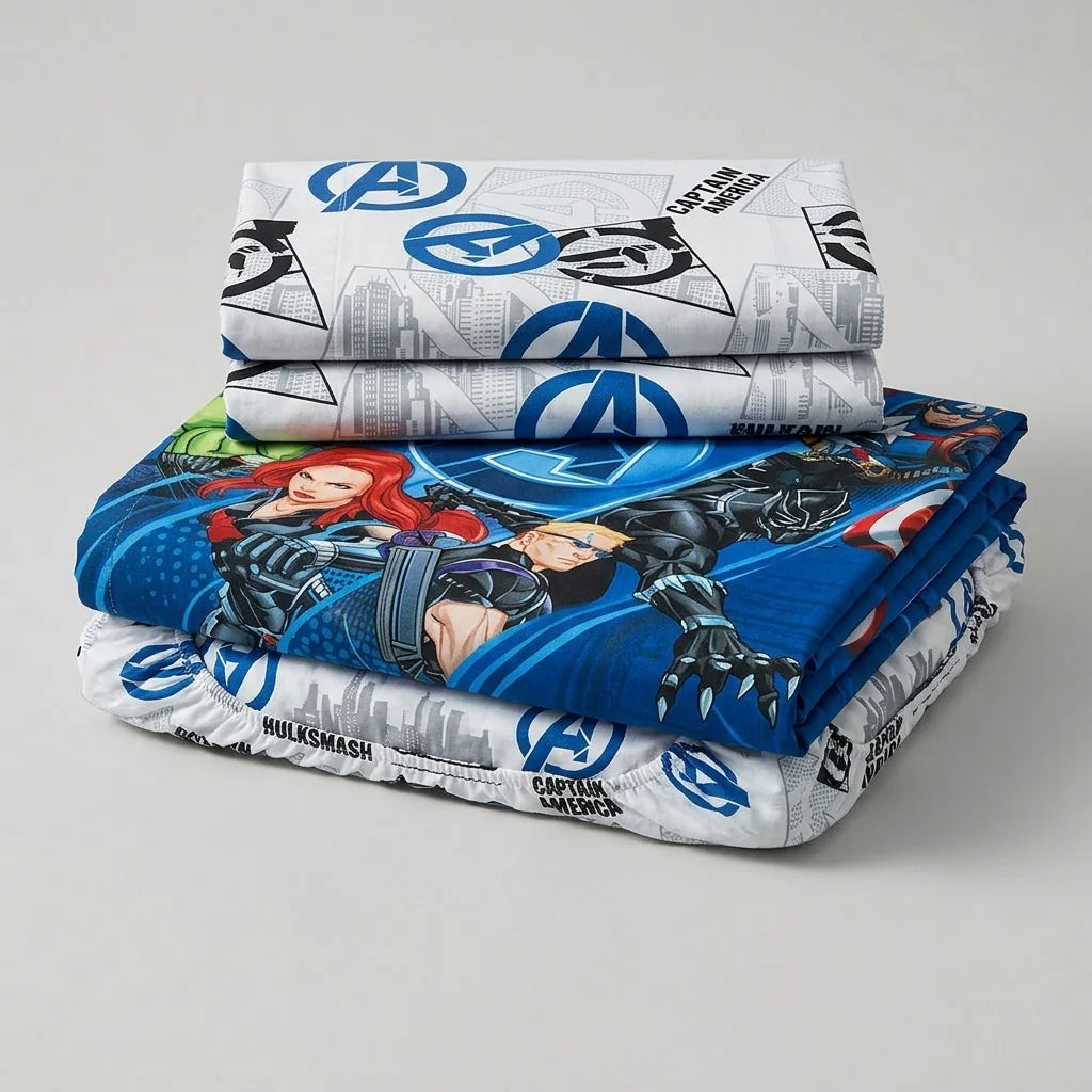 Juego De Sabanas Core Disney Avengers Estampados Animados